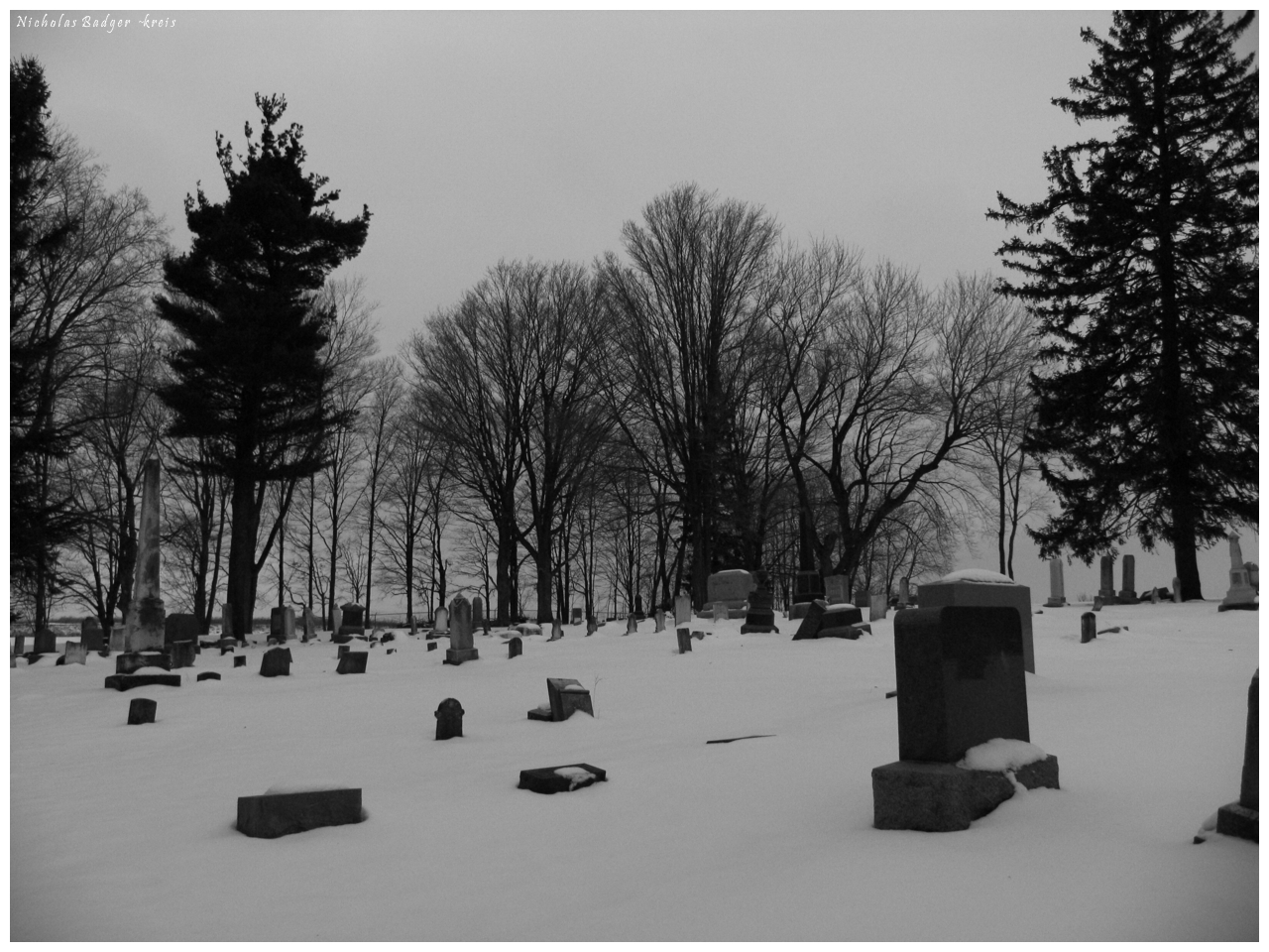 Snowy Graveyard Wallpapers