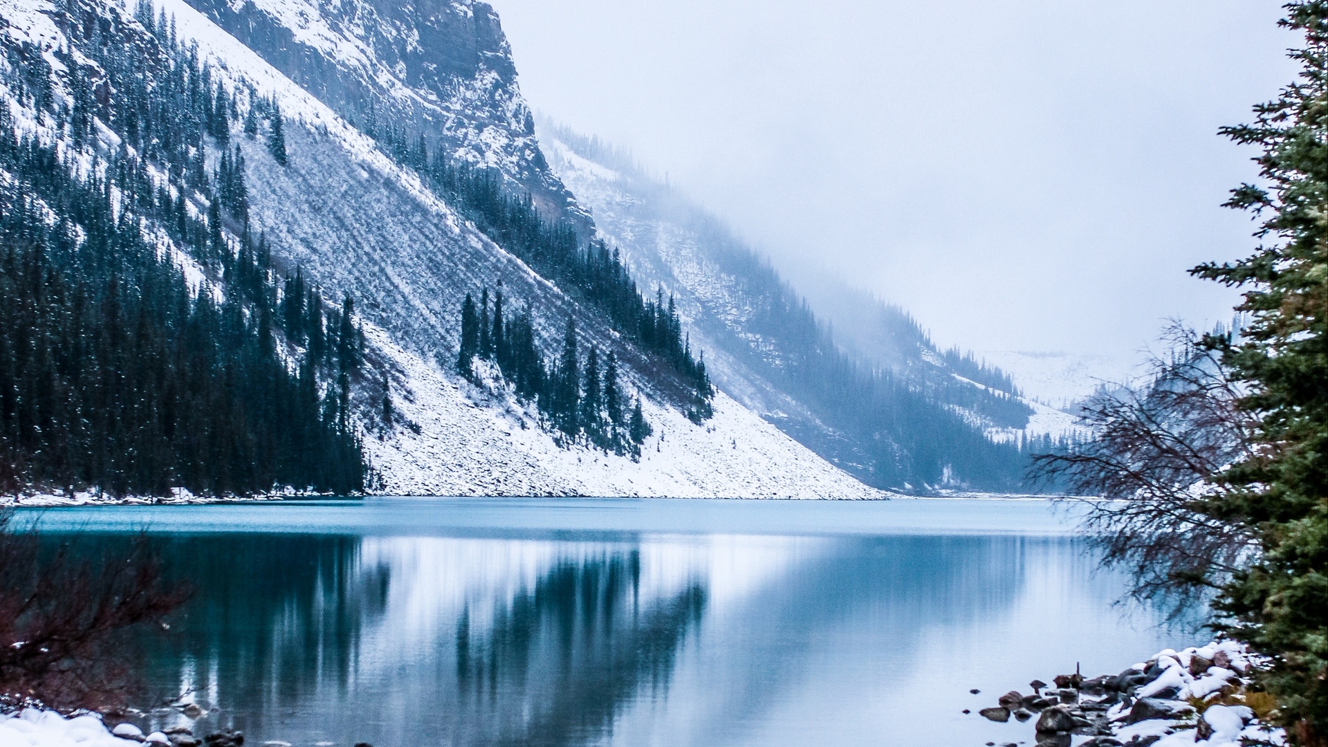 Snowy Lake Wallpapers