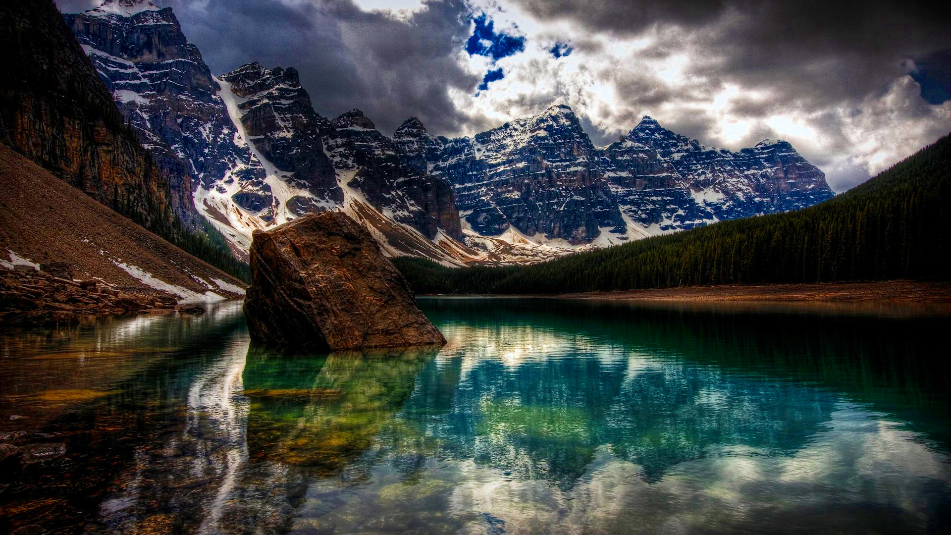 Snowy Mountains Lakes Wallpapers