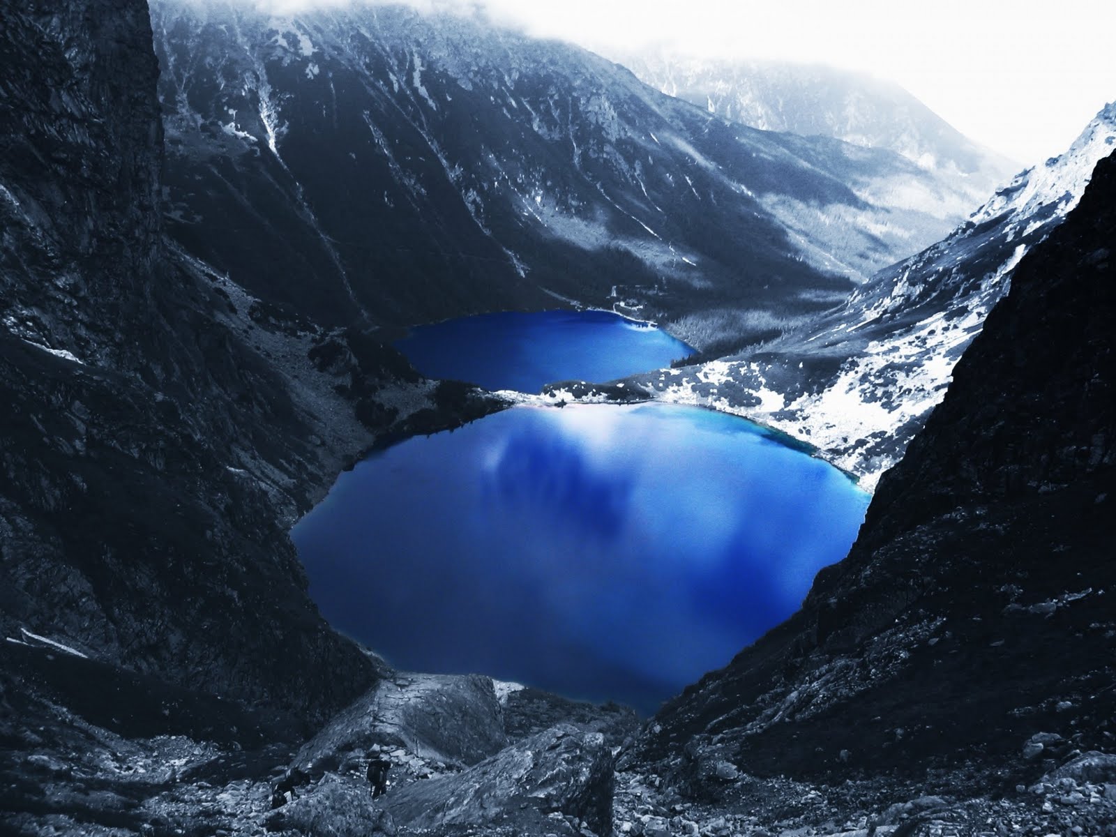 Snowy Mountains Lakes Wallpapers