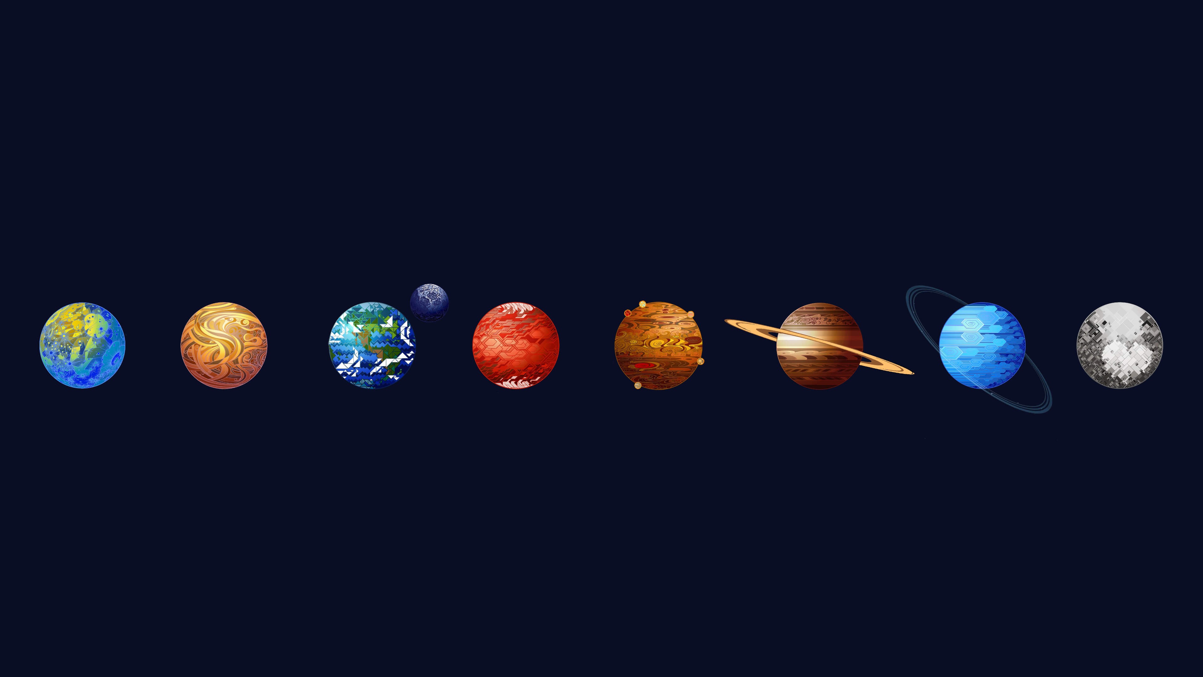 Solar System 4K Wallpapers