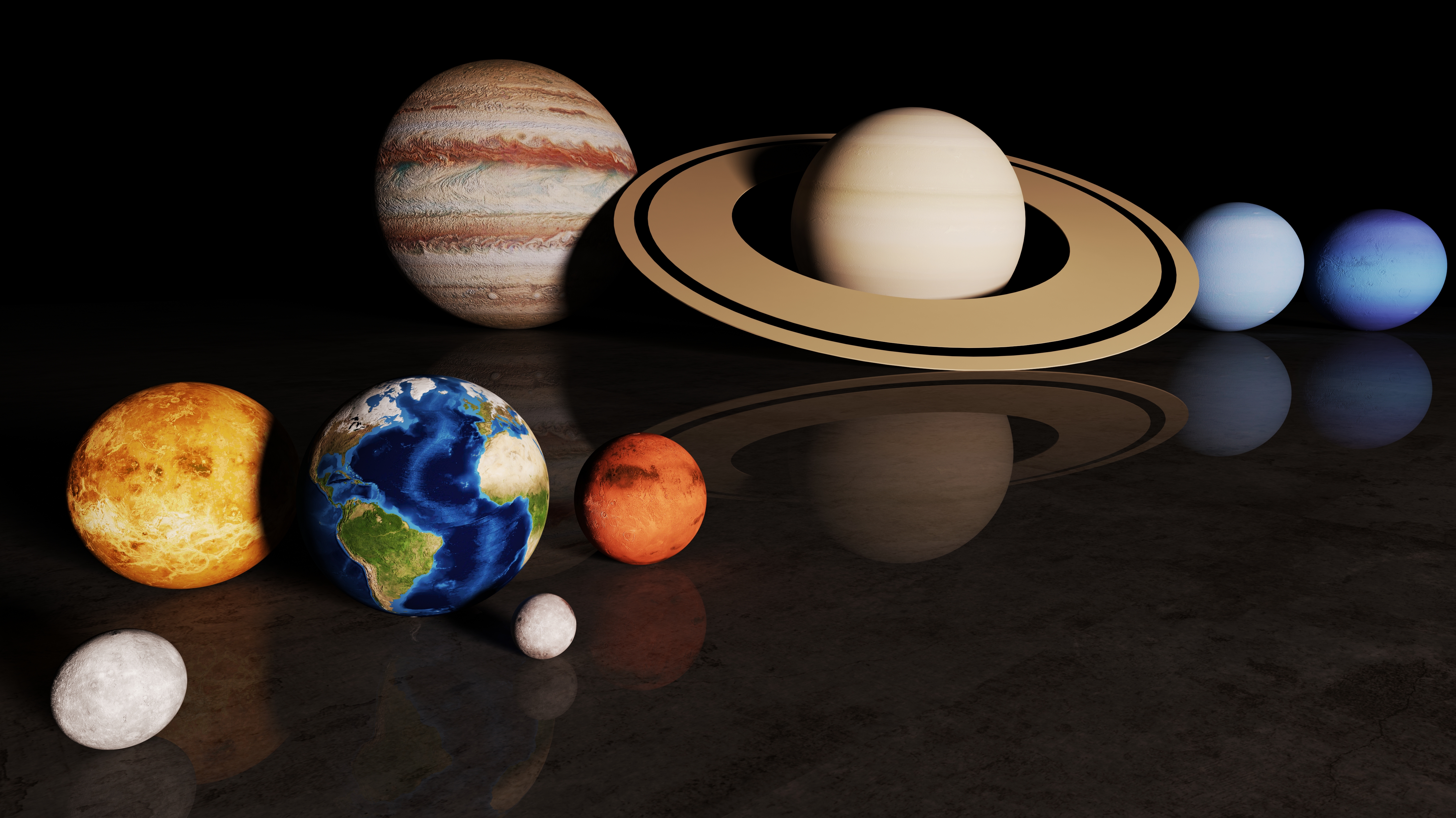 Solar System 4K Wallpapers