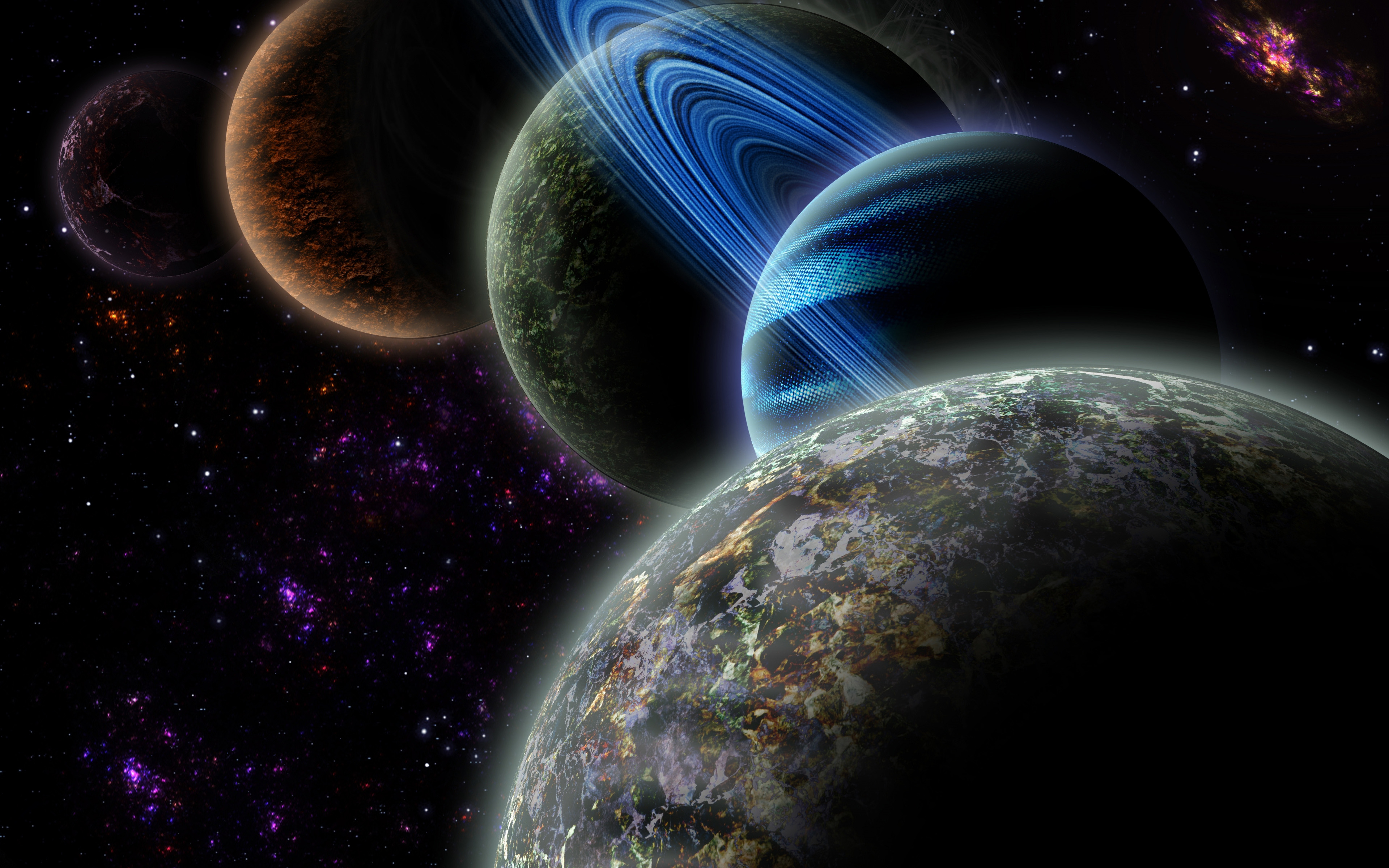 Solar System 4K Wallpapers