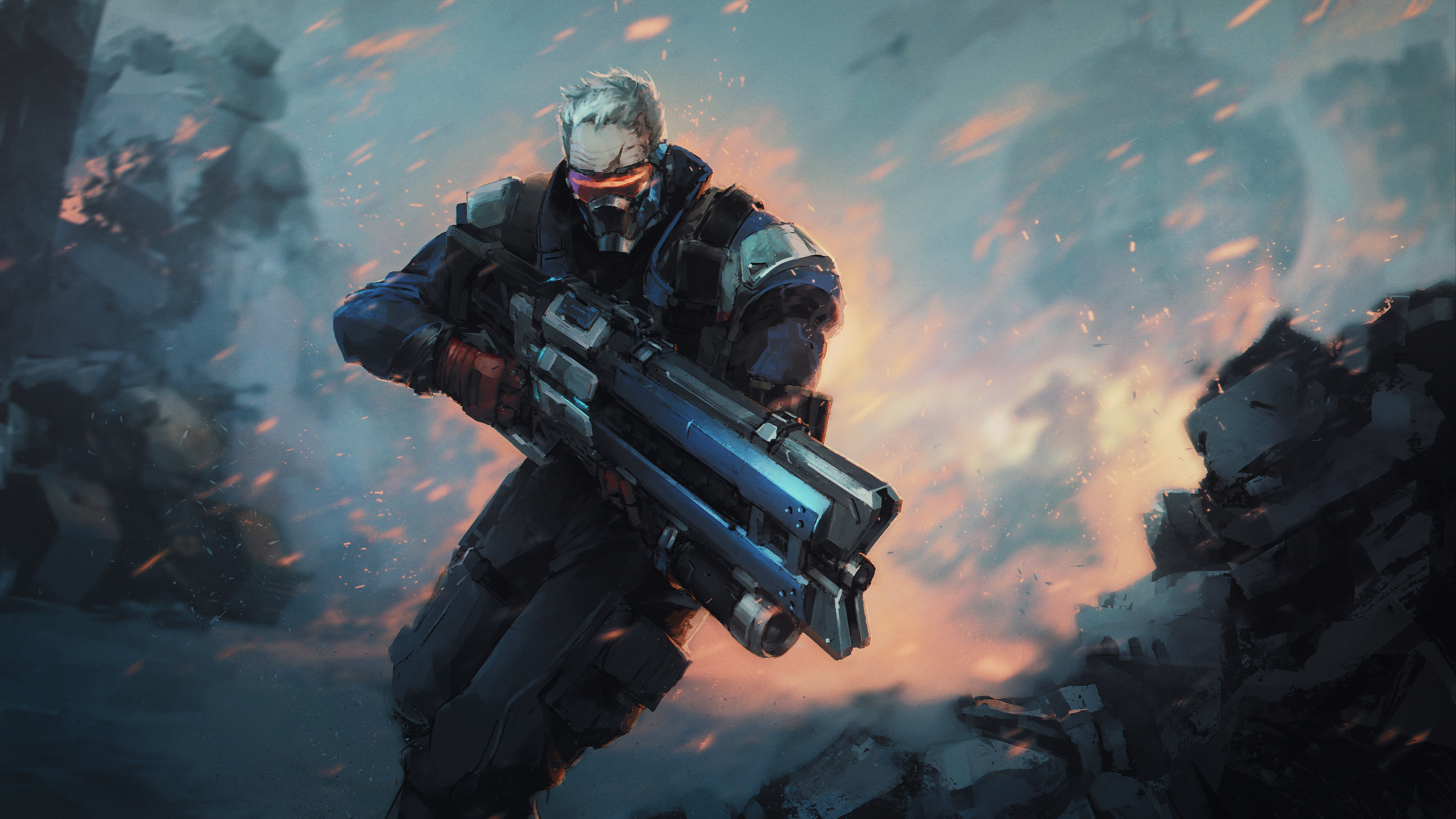 Soldier 76 1920X1080 Wallpapers