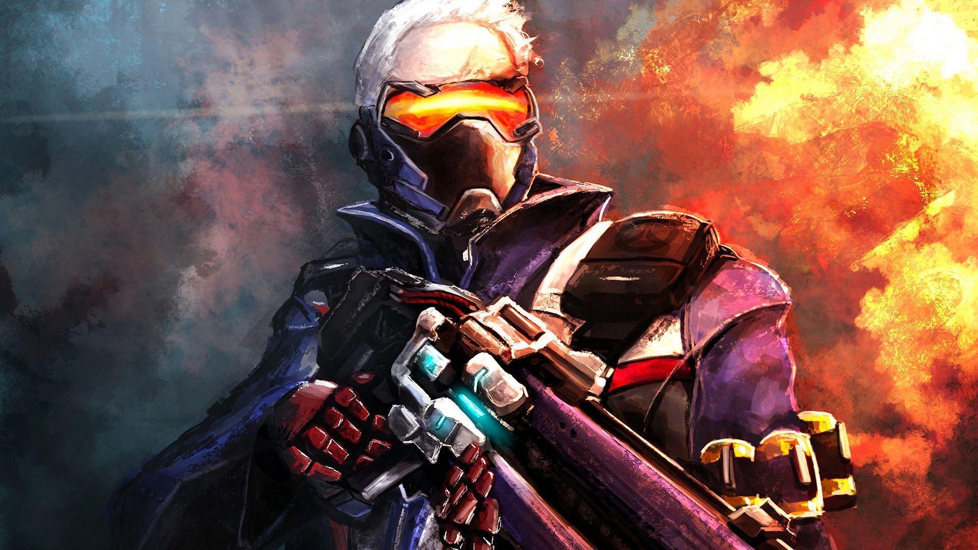 Soldier 76 1920X1080 Wallpapers