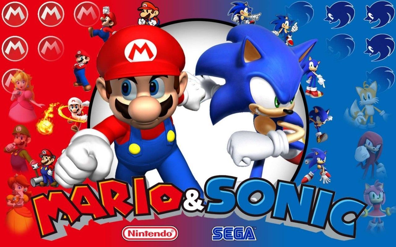 Sonic Vs Mario Wallpapers