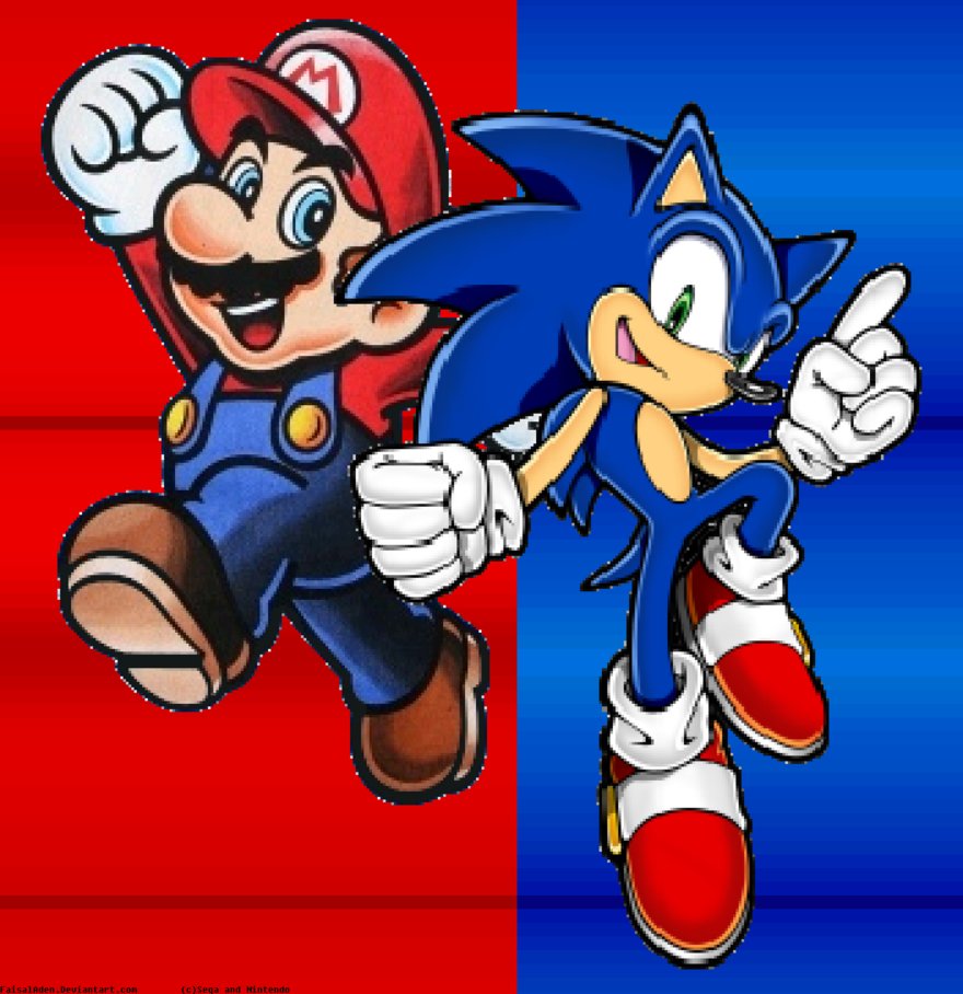 Sonic Vs Mario Wallpapers
