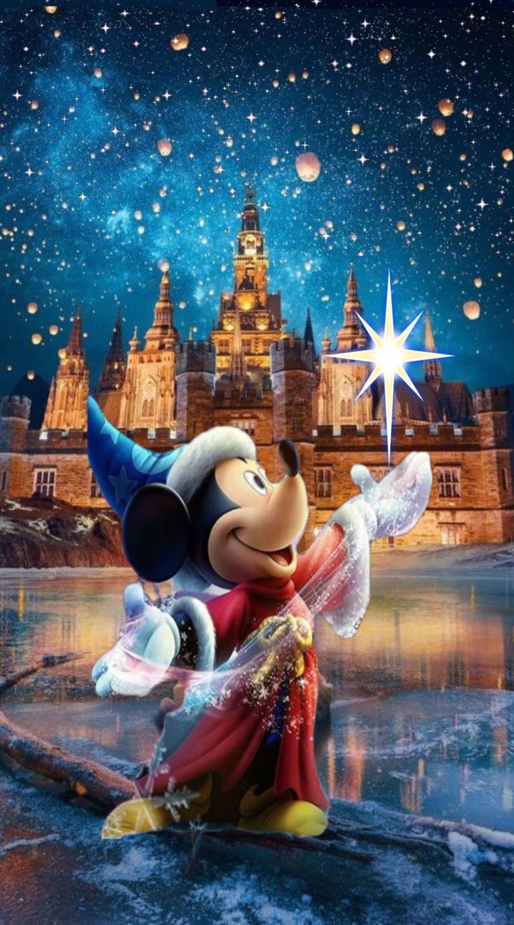 Sorcerer Mickey Iphone Wallpapers