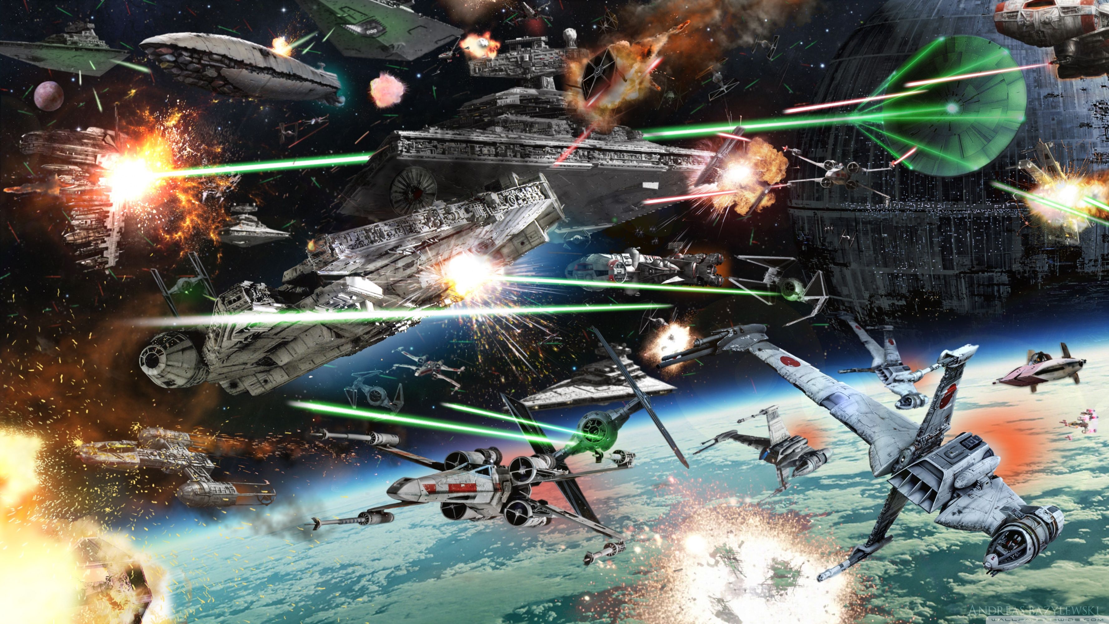 Space Battle Hd Wallpapers