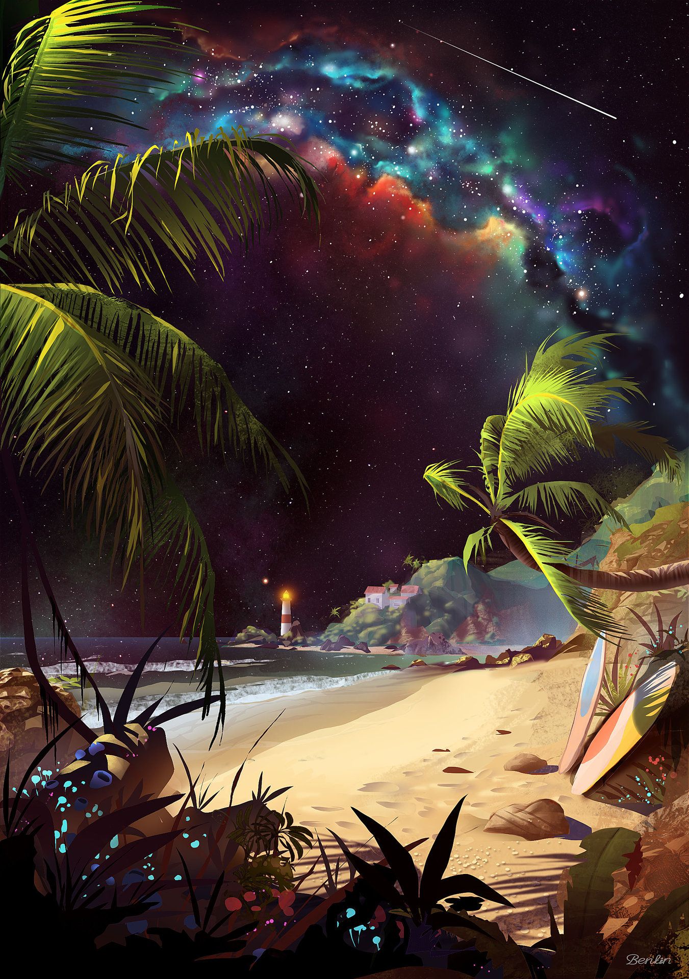 Space Beach Wallpapers