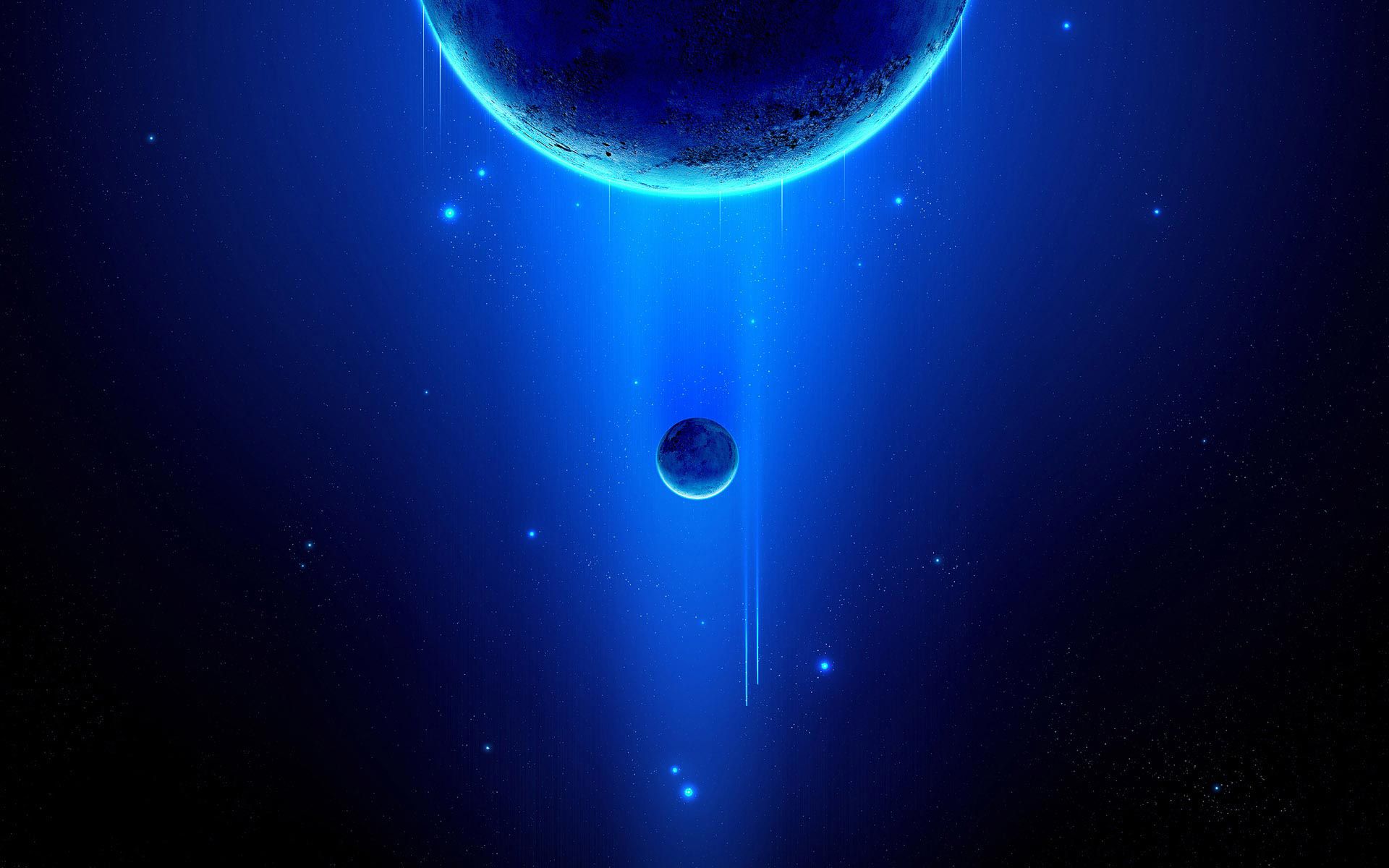 Space Blue Wallpapers