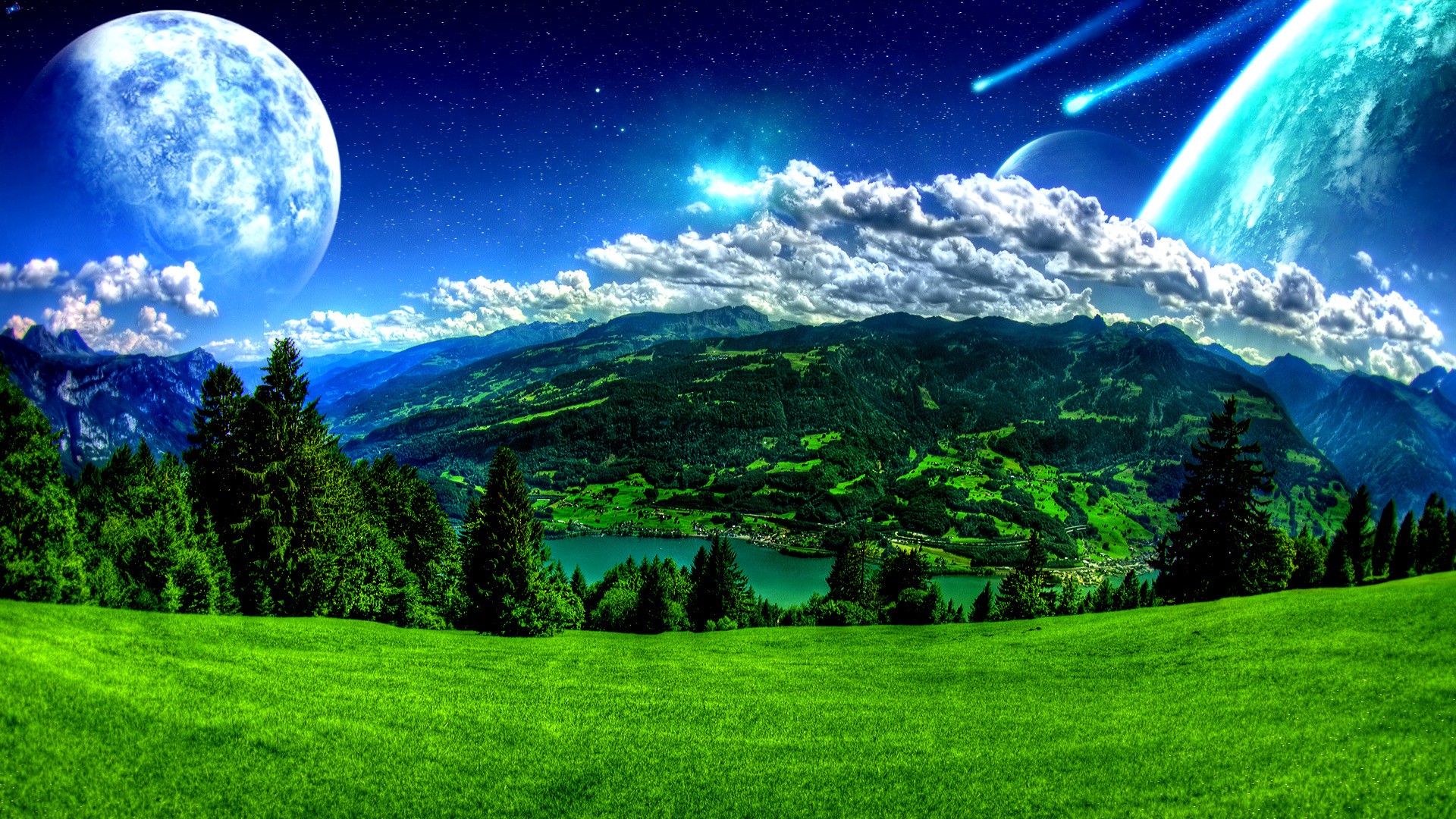 Space Landscape Wallpapers