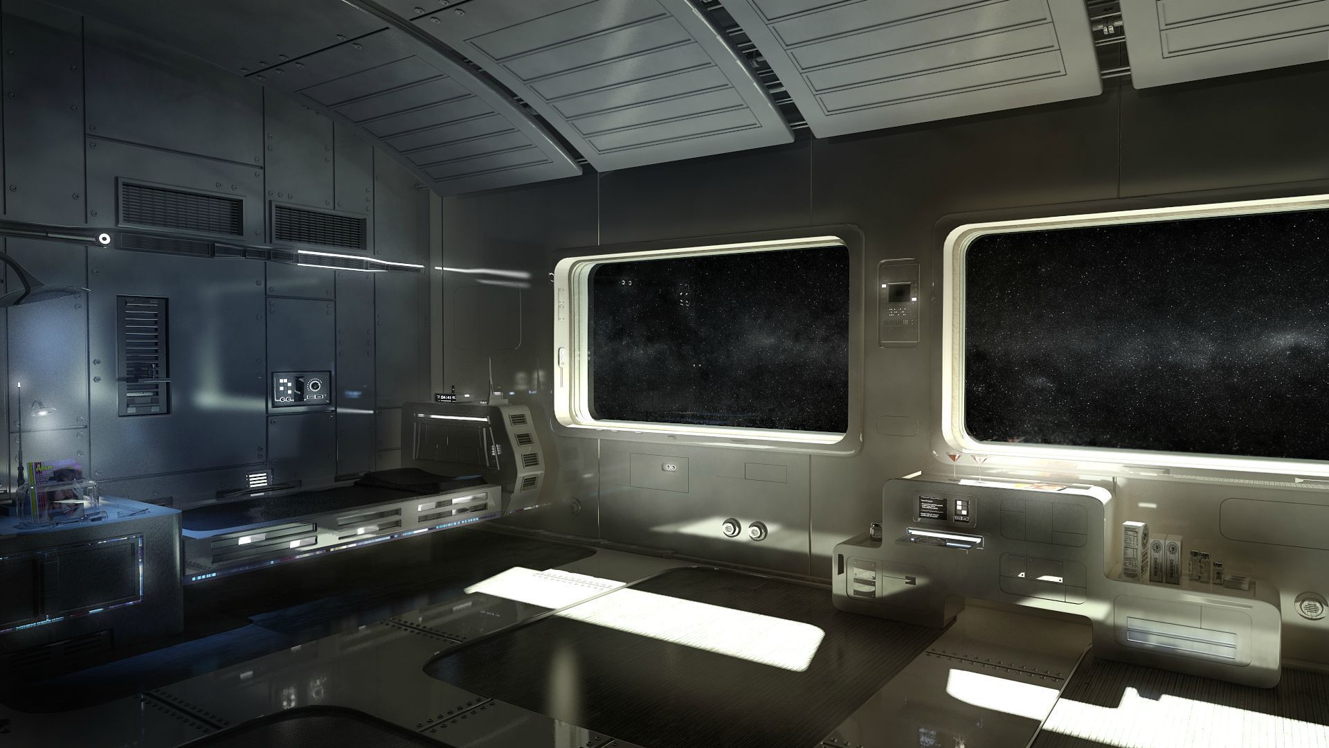 Spaceship Interior Wallpapers