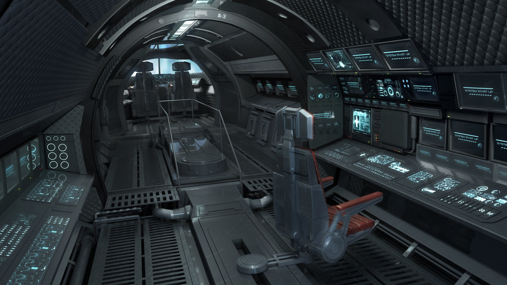 Spaceship Interior Wallpapers