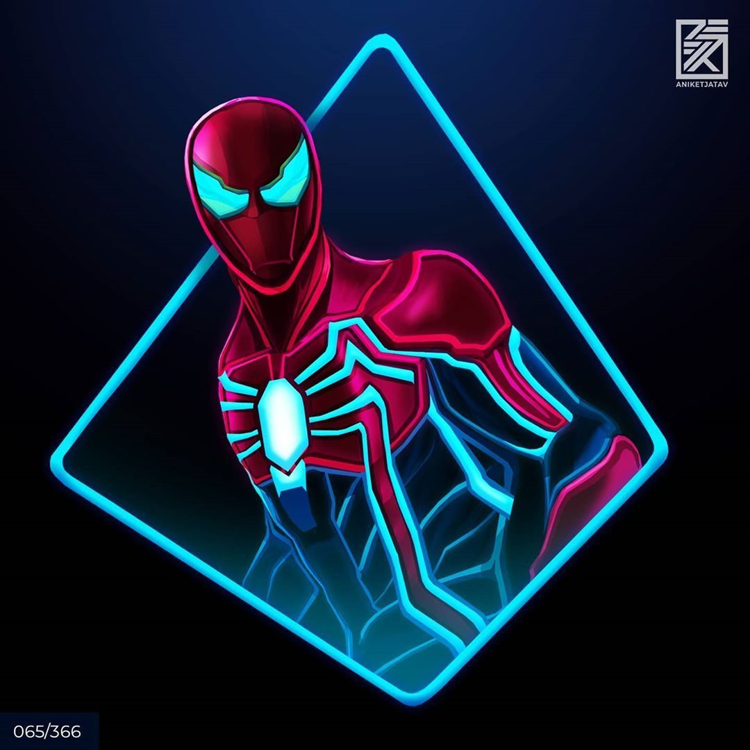 Spiderman Neon Wallpapers