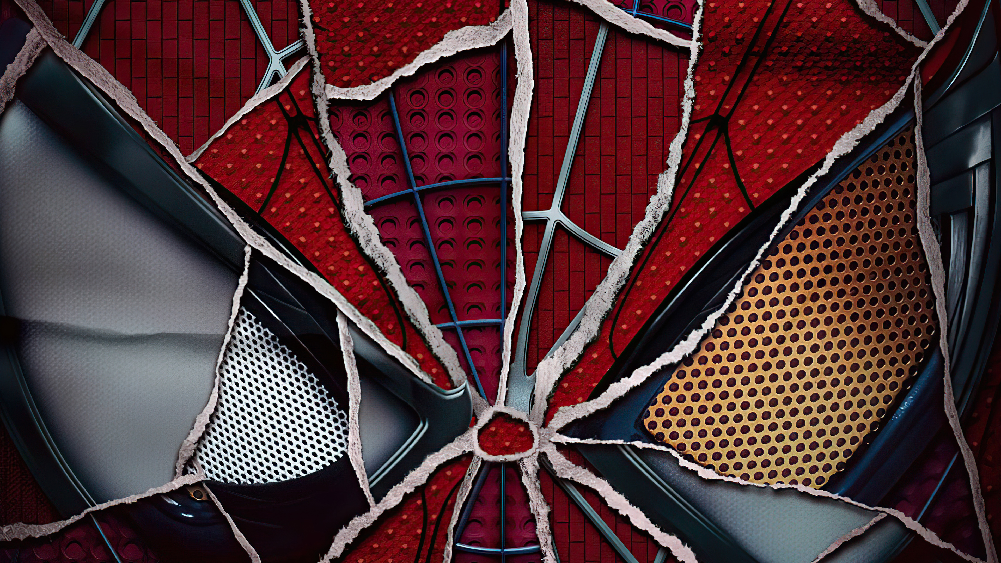 Spiderman Torn Mask Wallpapers