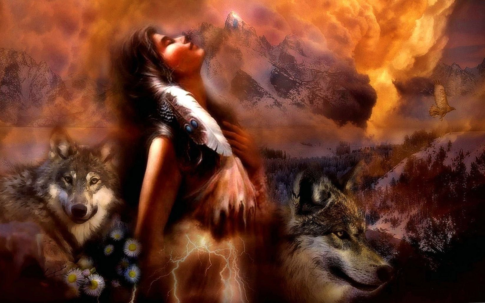 Spirit Beautiful Wolf Wallpapers