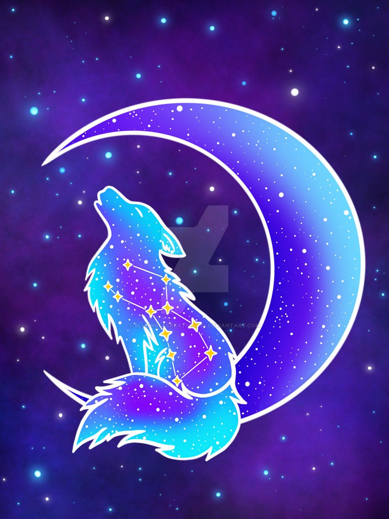 Spirit Galaxy Wolves Wallpapers