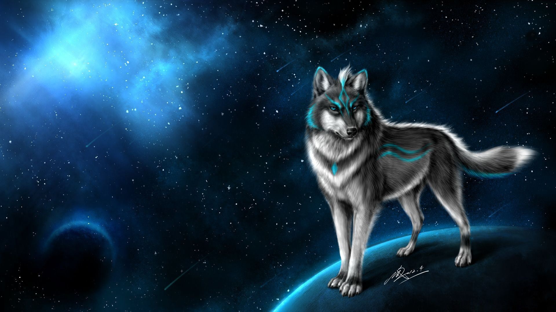 Spirit Galaxy Wolves Wallpapers