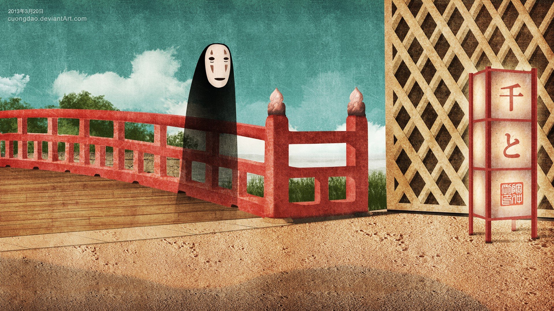 Spirited Away Fanart No Face Wallpapers