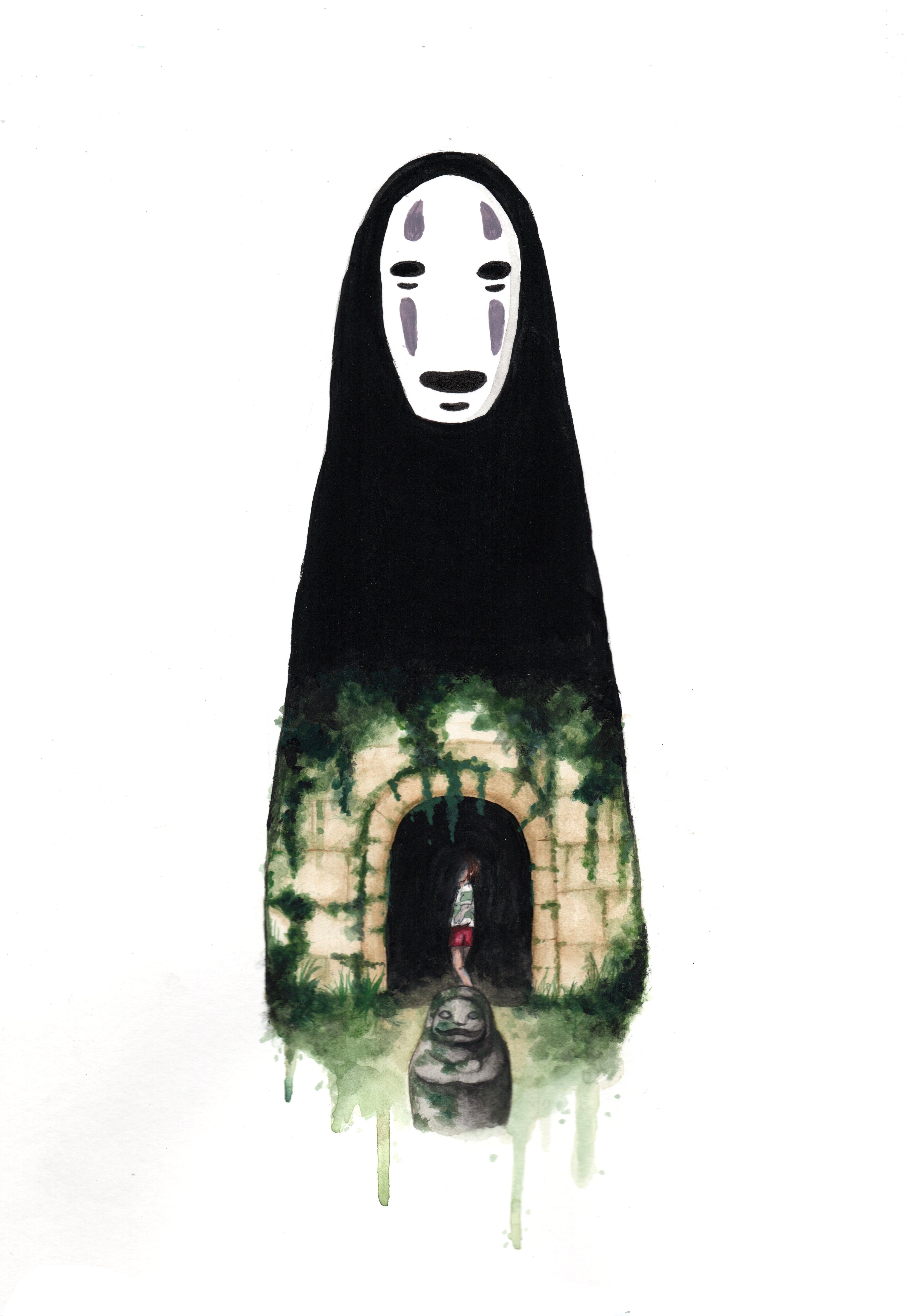 Spirited Away Fanart No Face Wallpapers