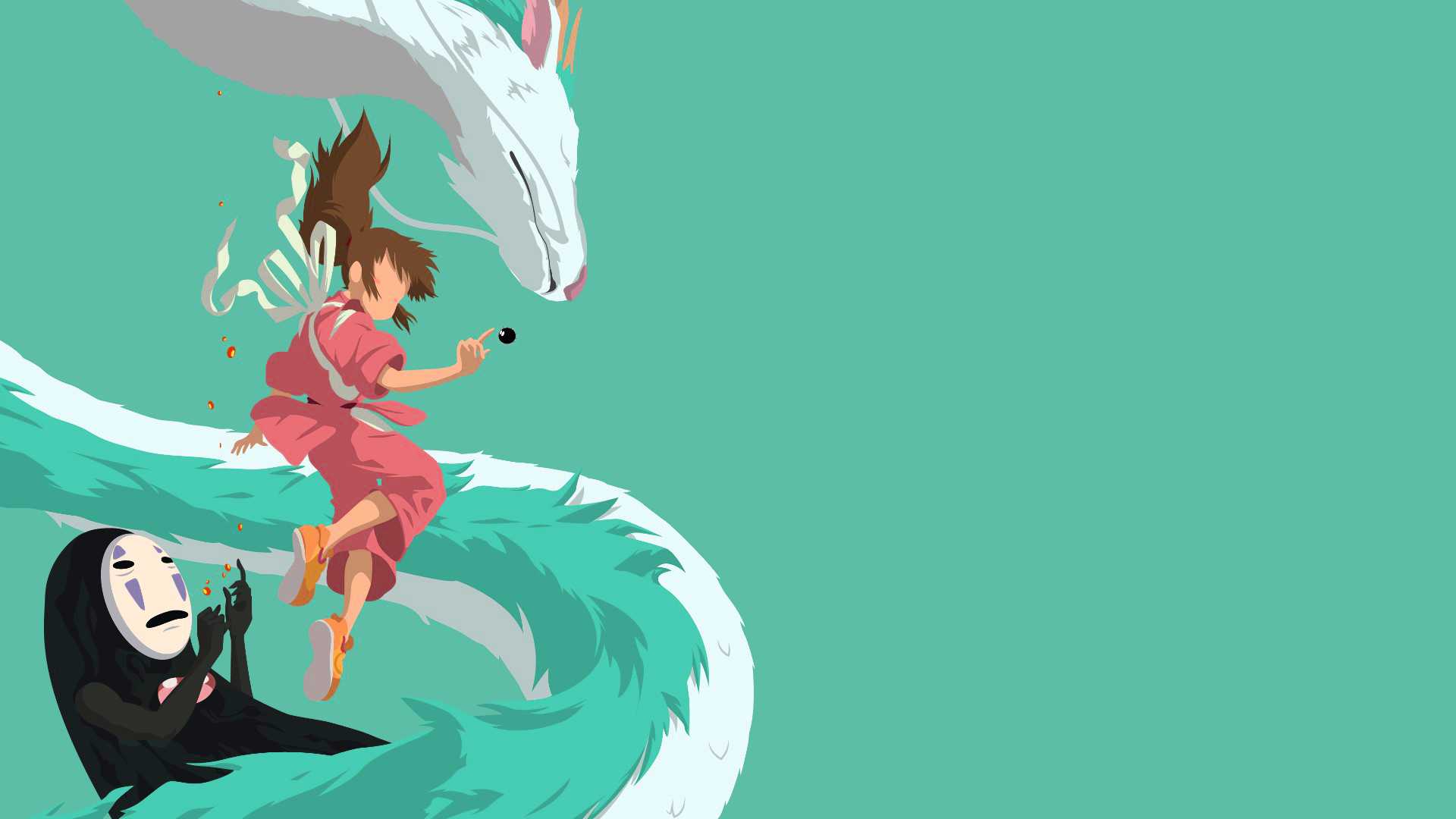 Spirited Away Minimalist Wallpapers