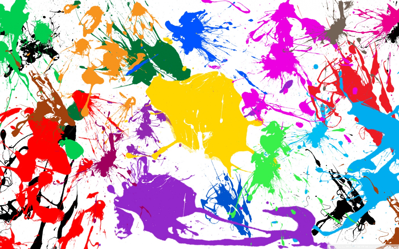 Splattered Paint Wallpapers