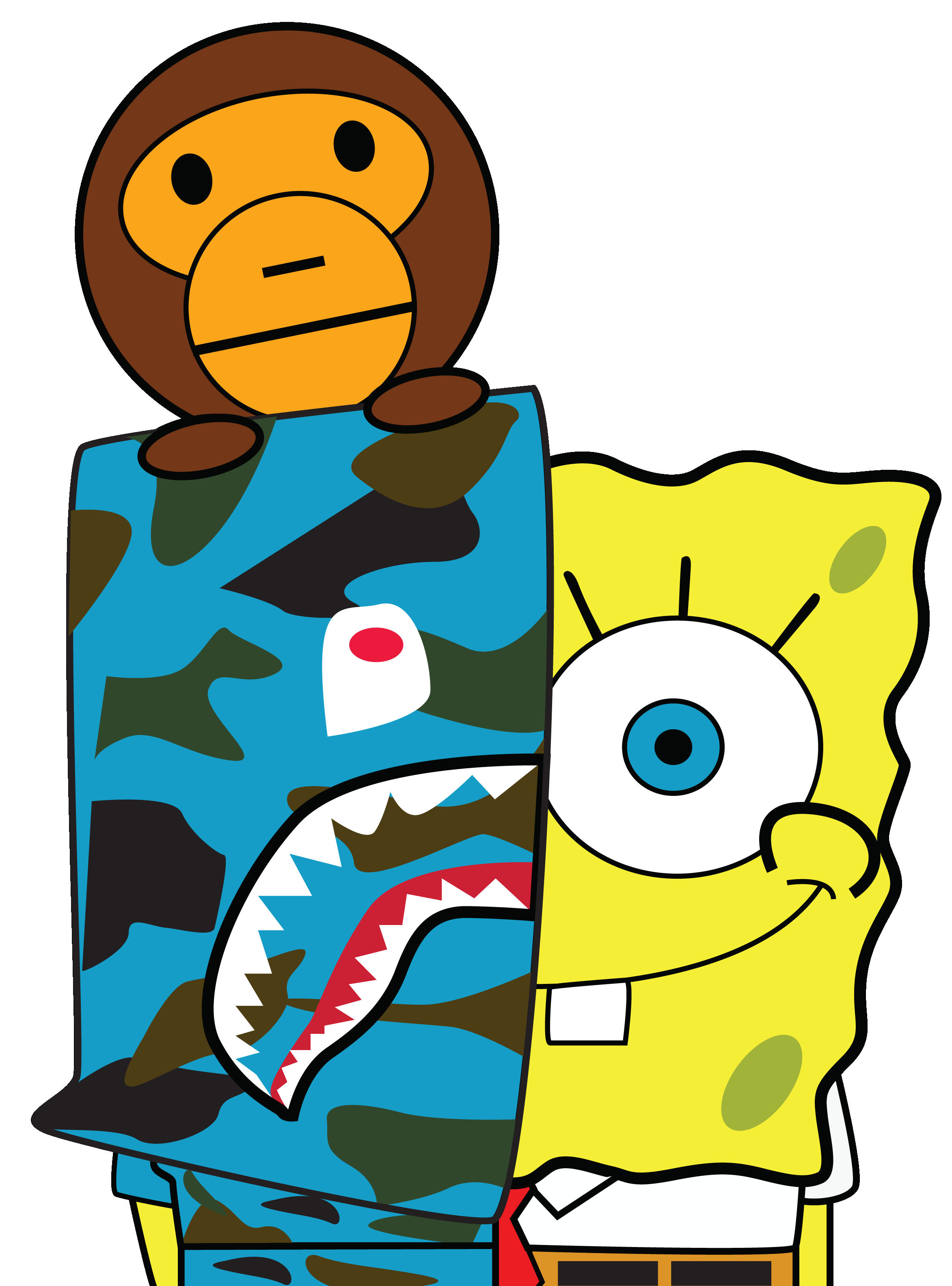 Spongebob Bape Wallpapers