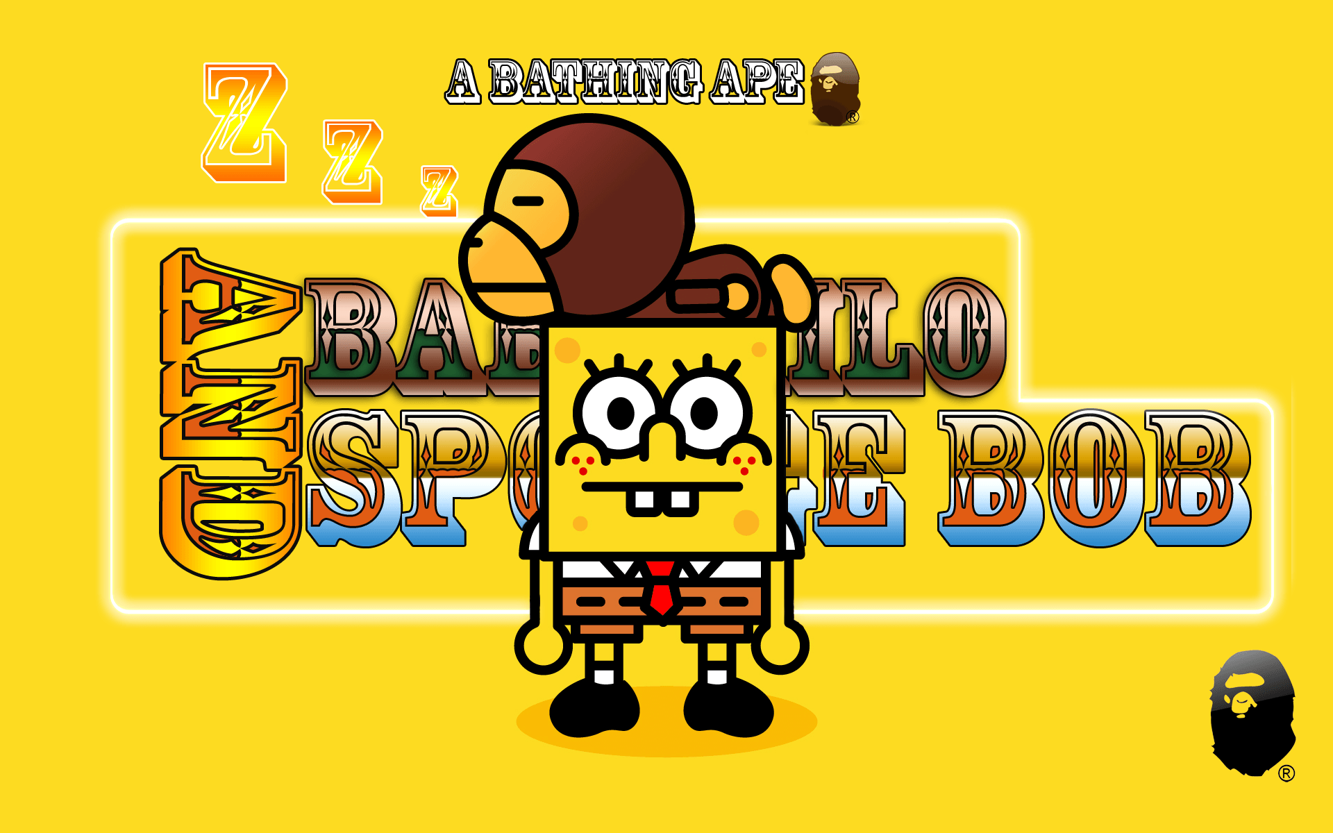 Spongebob Bape Wallpapers