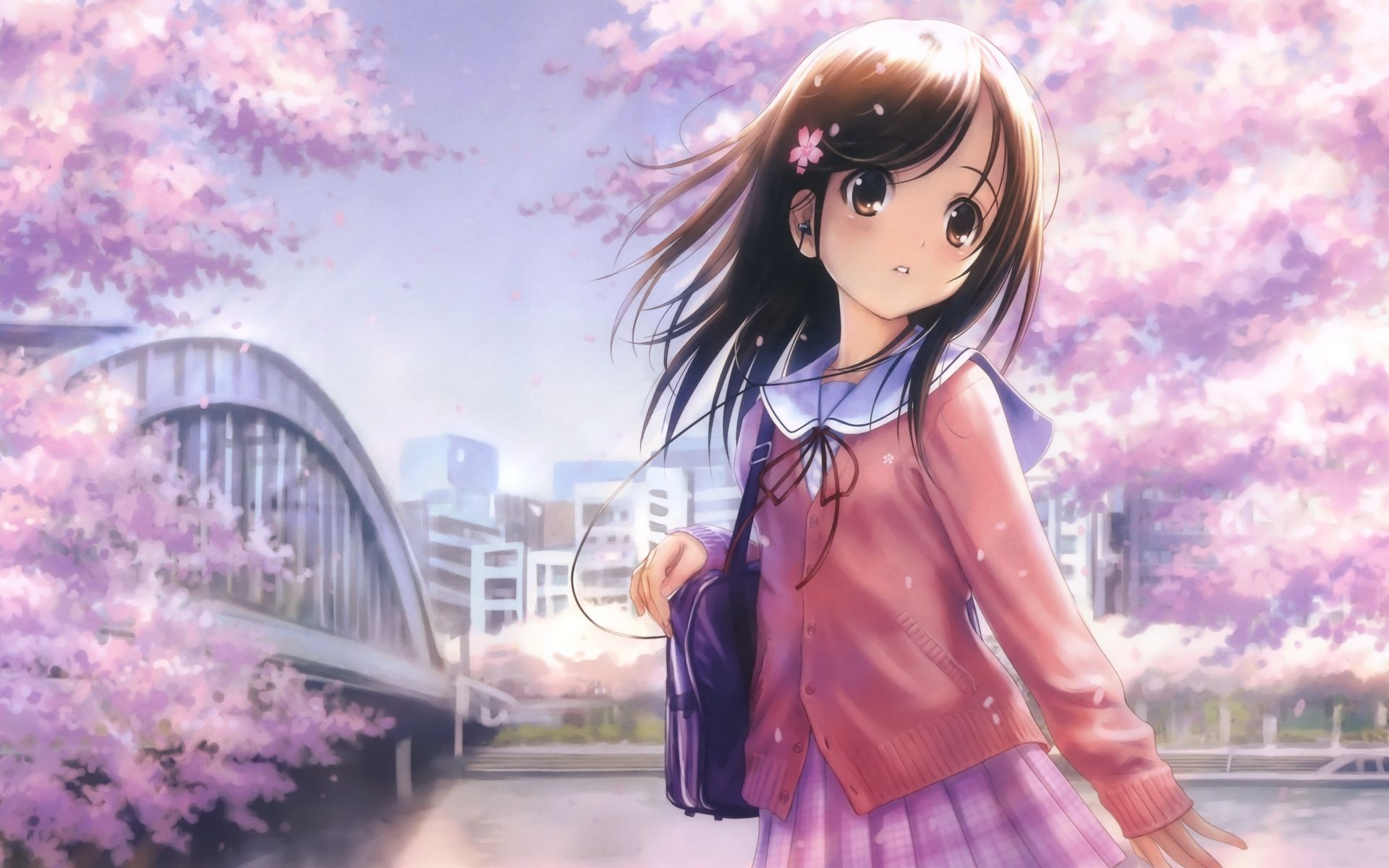 Spring Anime Girl Wallpapers