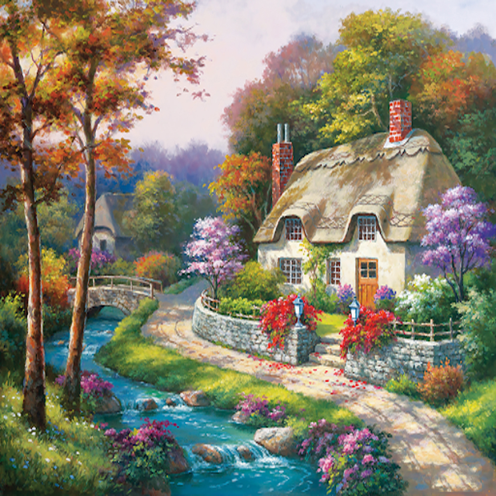 Spring Cottage Wallpapers