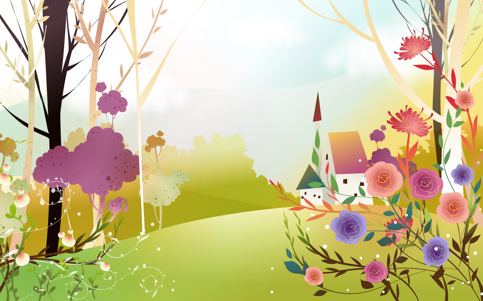 Spring Cartoon Wallpapers