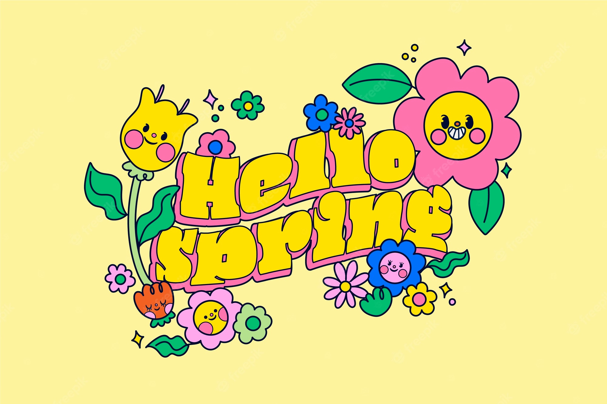 Spring Cartoon Wallpapers