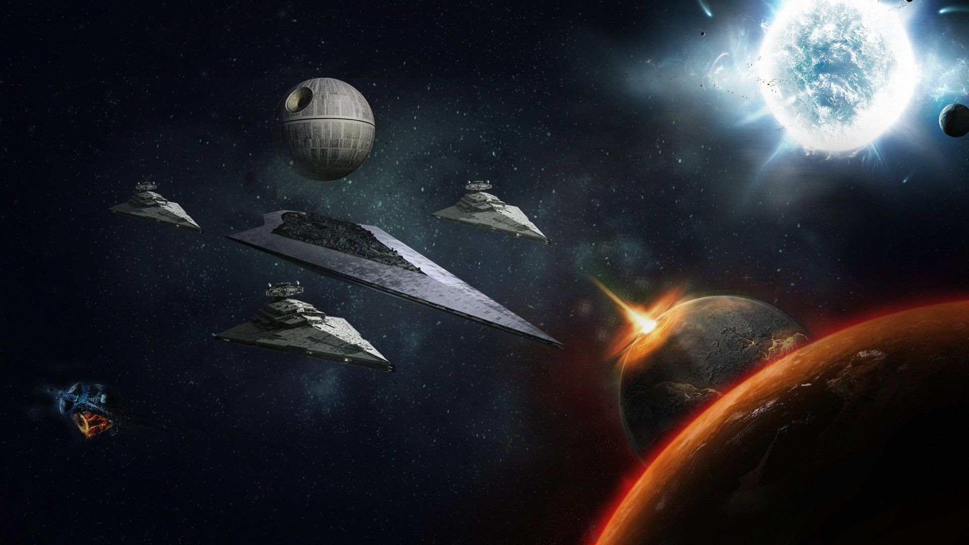 Star Wars Space Battle Wallpapers