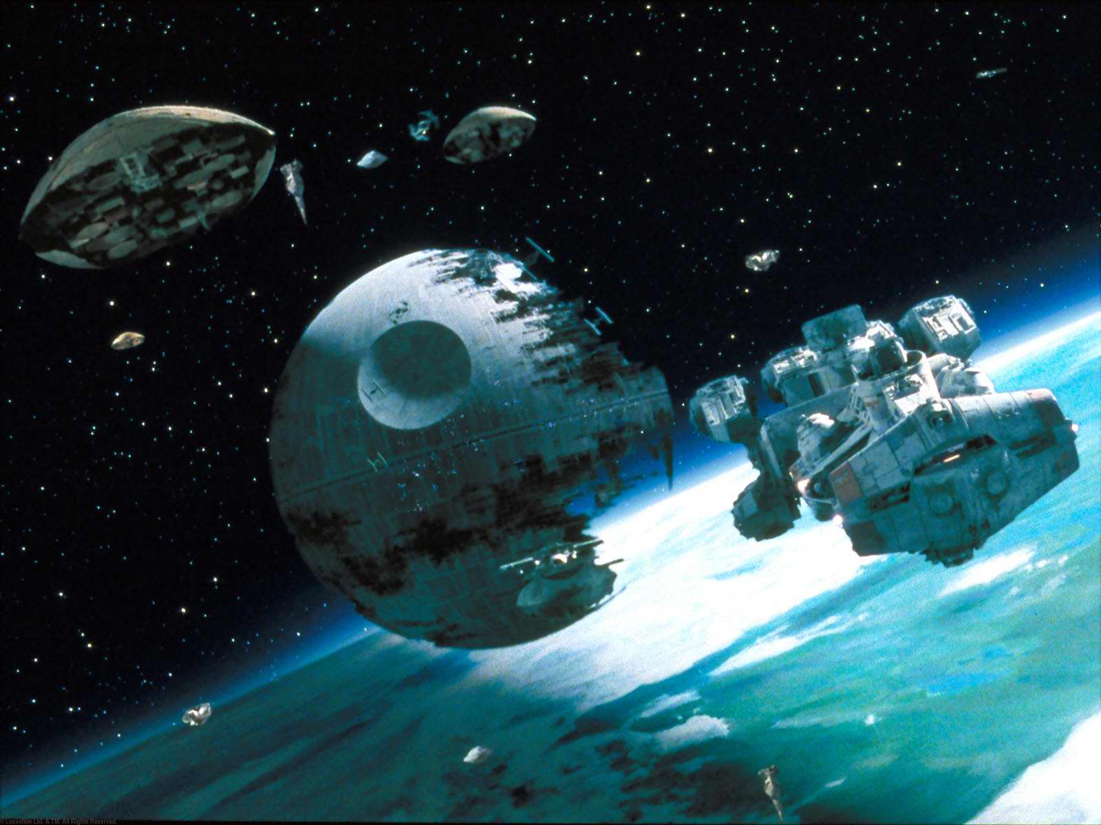 Star Wars Space Scenery Wallpapers