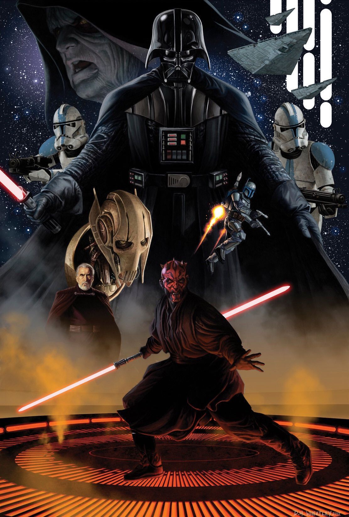 Star Wars Villain Poster Wallpapers
