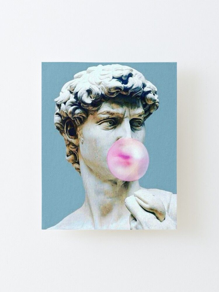 Statue Blowing Bubble Gum Wallpapers