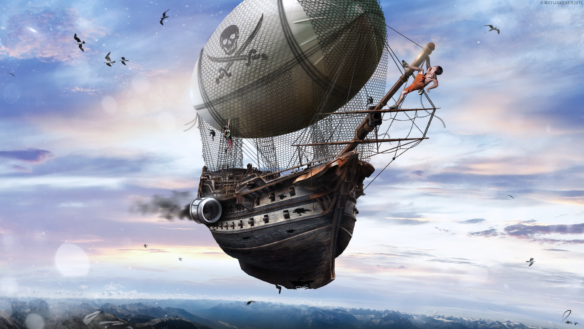 Steampunk Airship Wallpapers