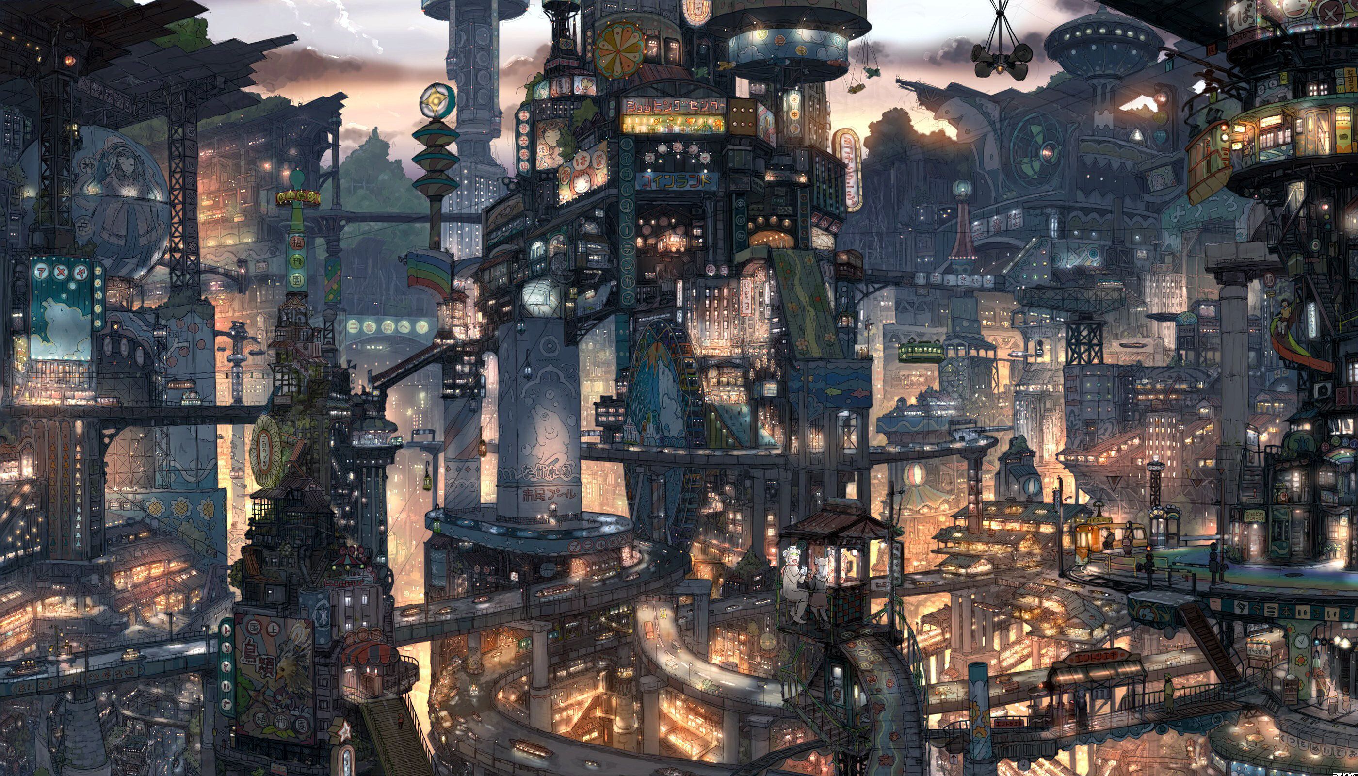 Steampunk City Wallpapers