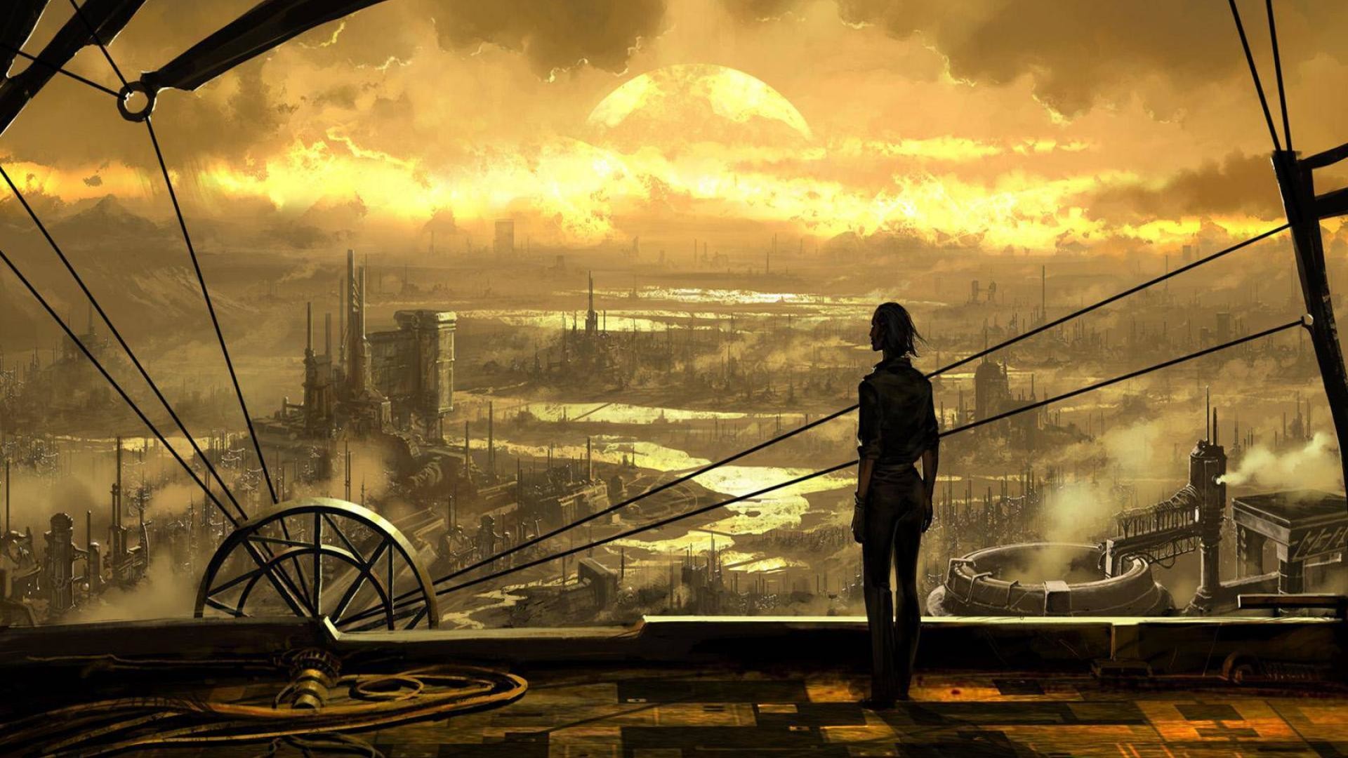 Steampunk City Wallpapers