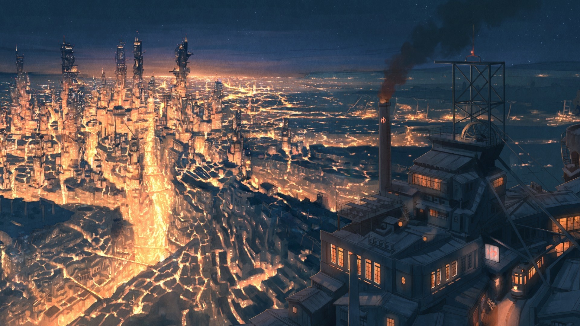 Steampunk City 1920X1080 Wallpapers