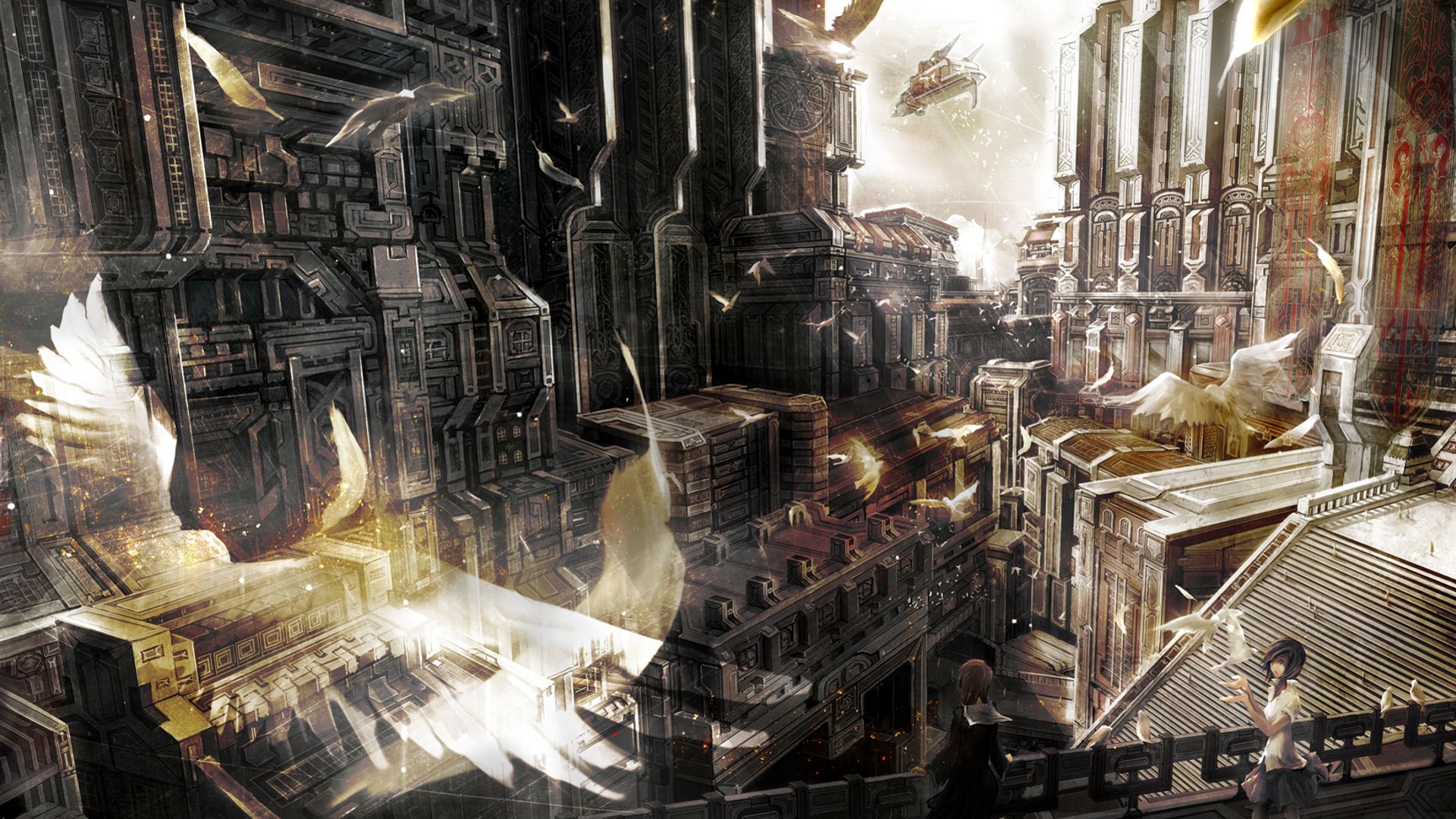 Steampunk City 1920X1080 Wallpapers