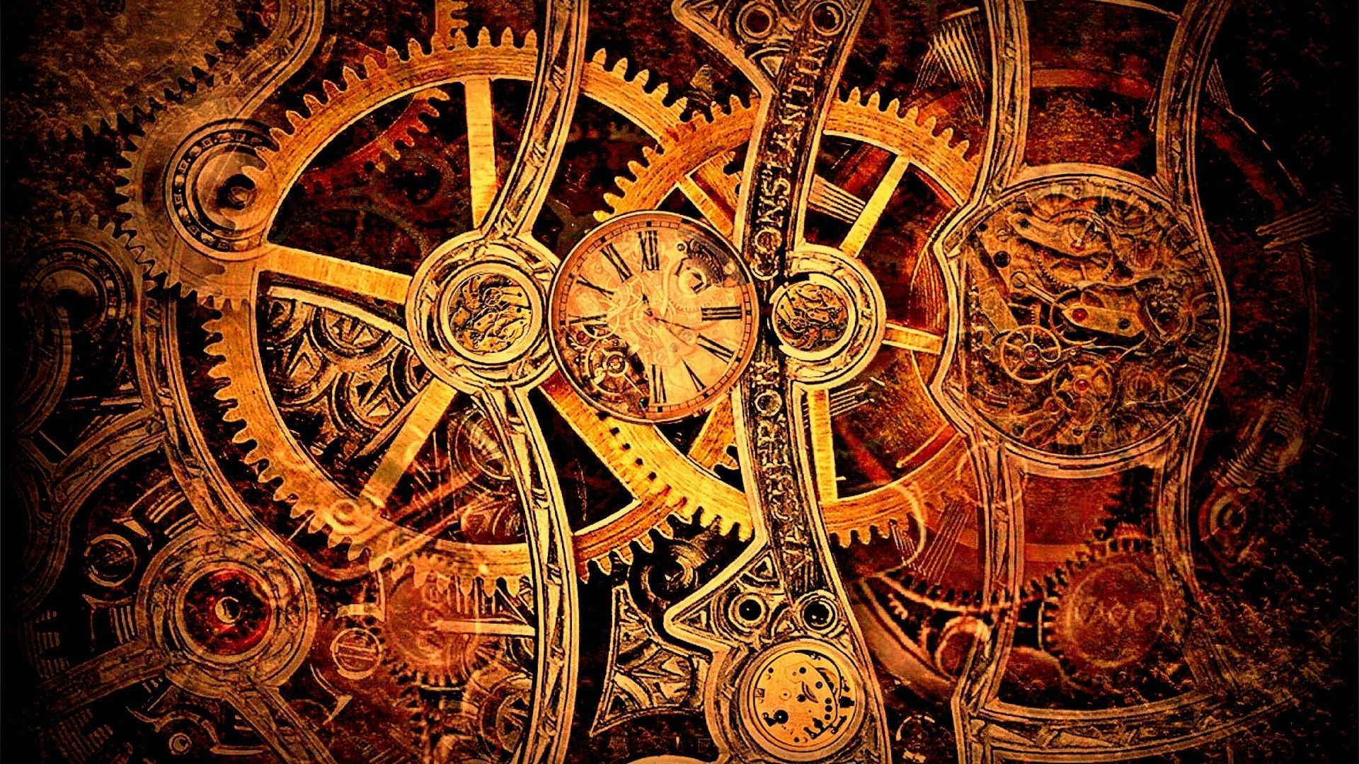 Steampunk Clock Wallpapers