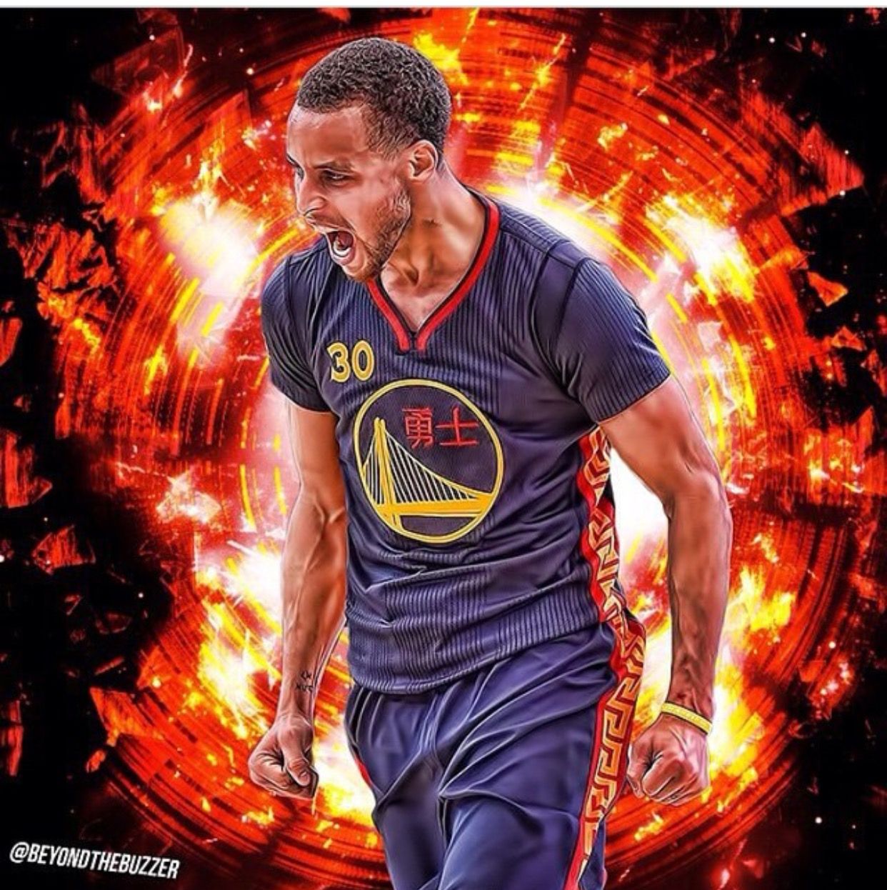 Stephen Curry Fire Wallpapers