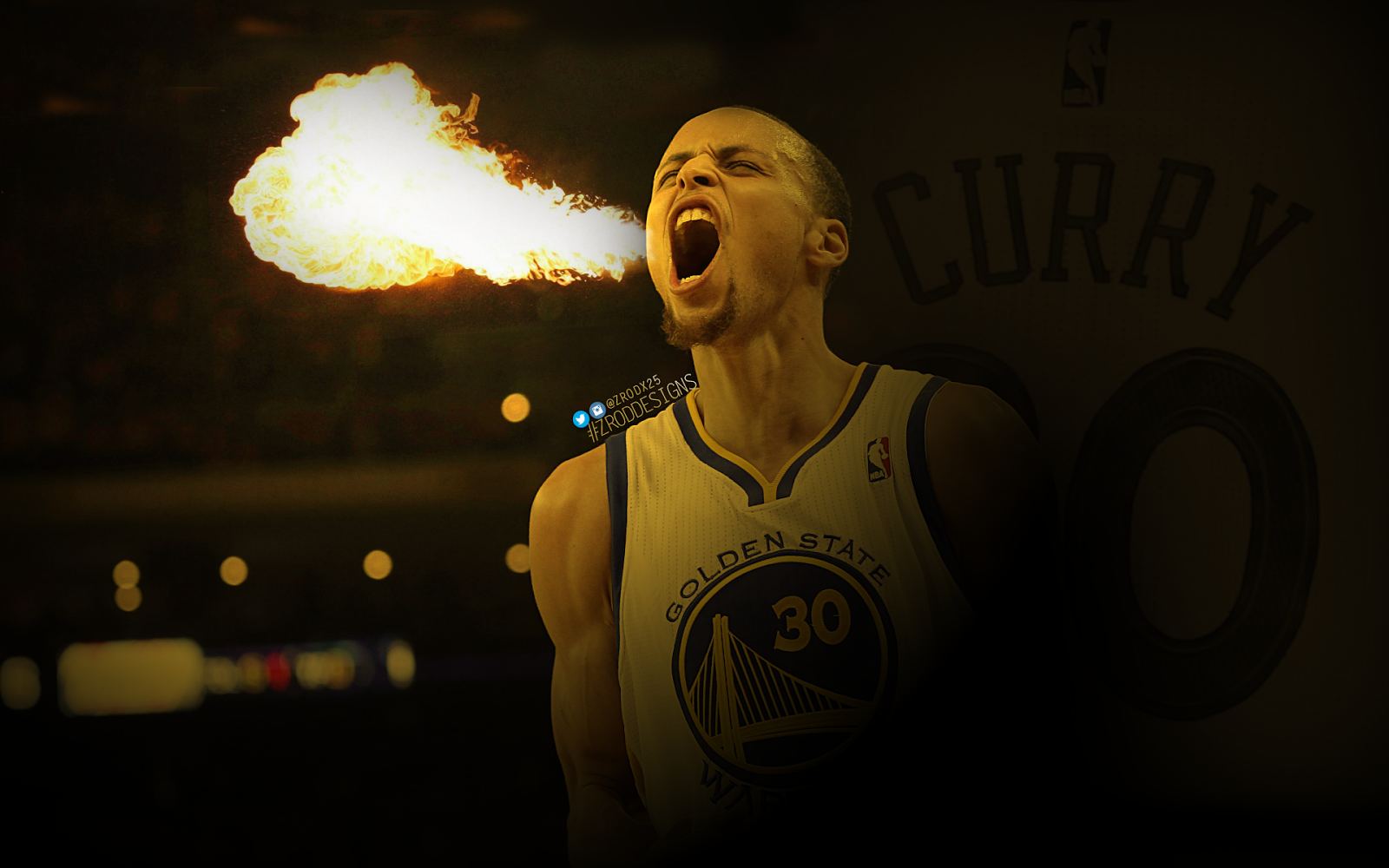 Stephen Curry Fire Wallpapers