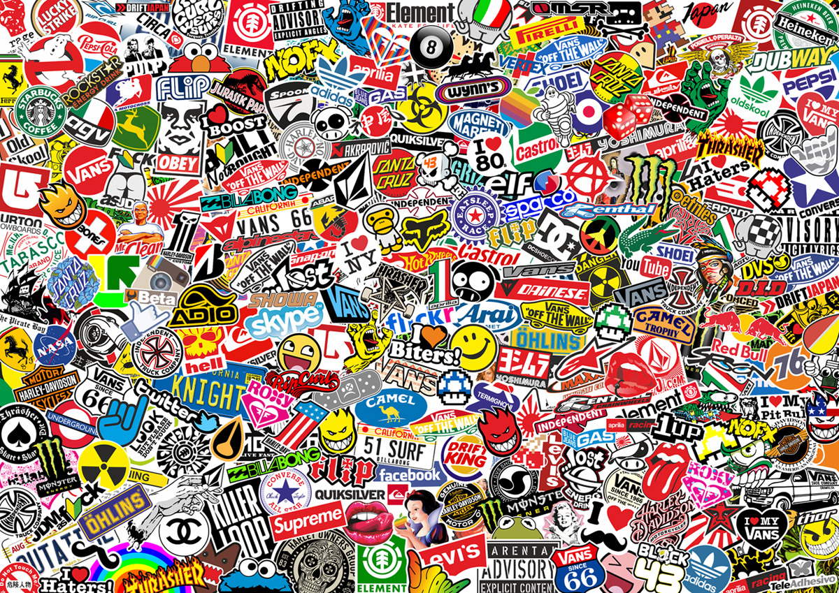 Sticker Bomb Sticker Wallpapers