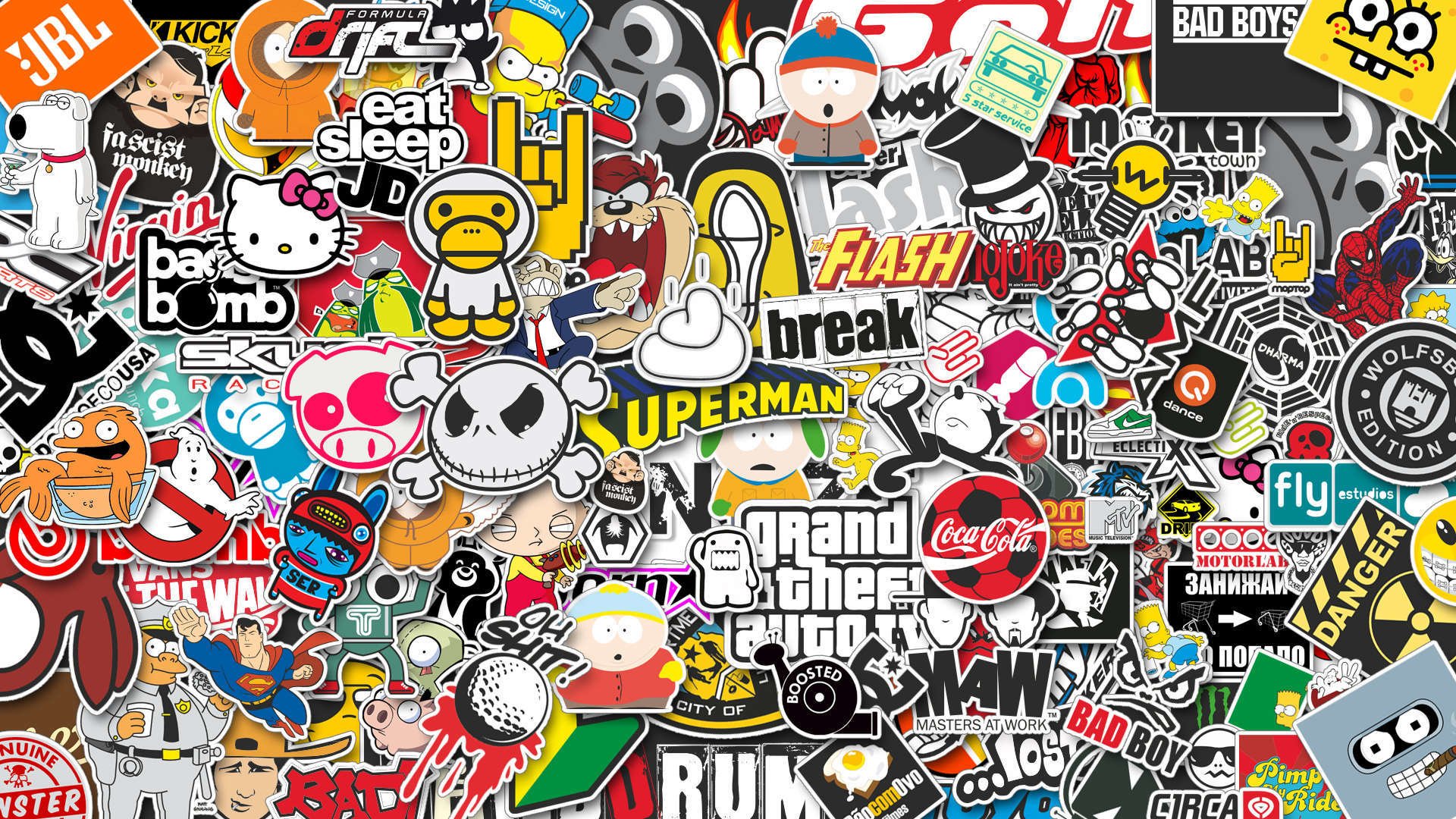 Sticker Bomb Hd Wallpapers