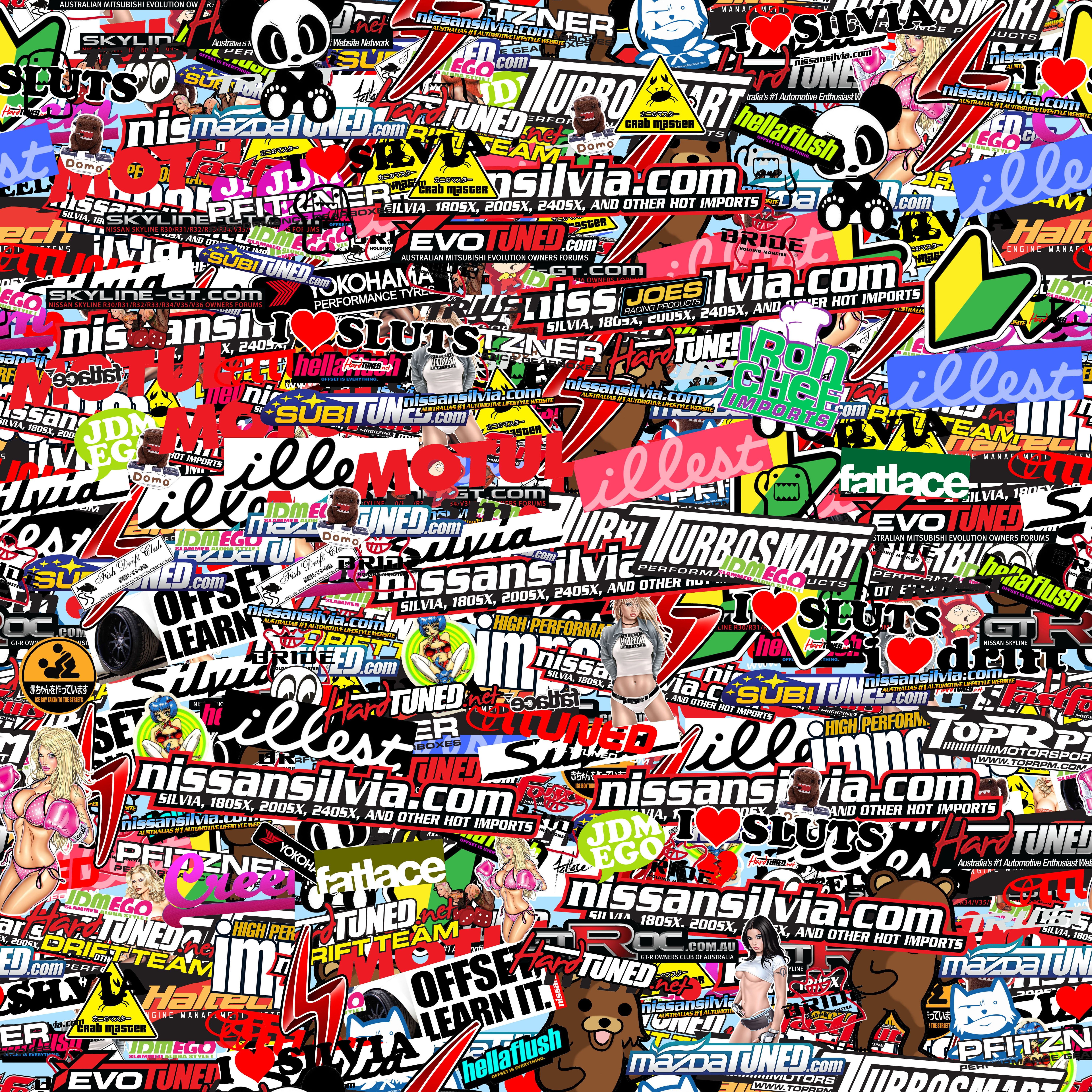 Sticker Collage Wallpapers