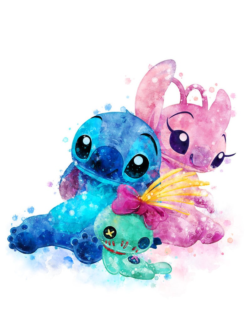 Stitch And Angel Couple Wallpapers