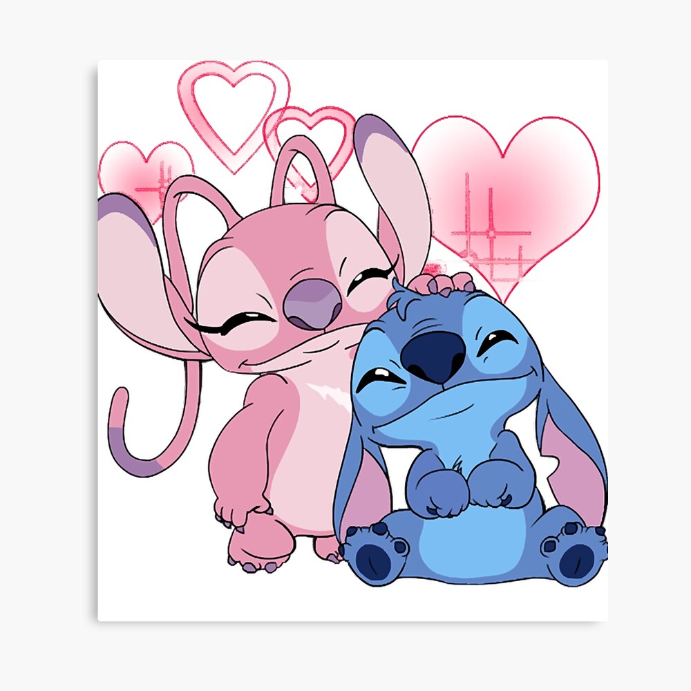 Stitch And Angel Couple Wallpapers